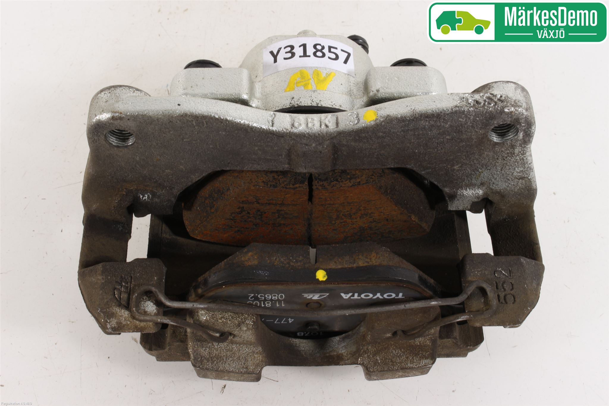 Toyota YARIS XP130 15-20 Bremsecaliper Foran Høyre