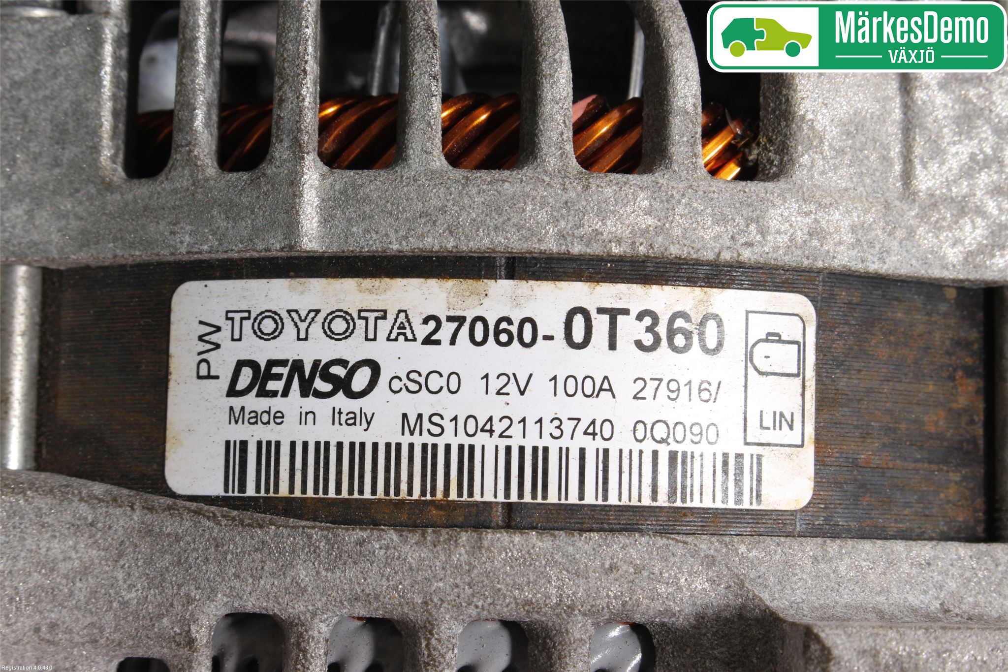 Toyota VERSO 09-18 Dynamo