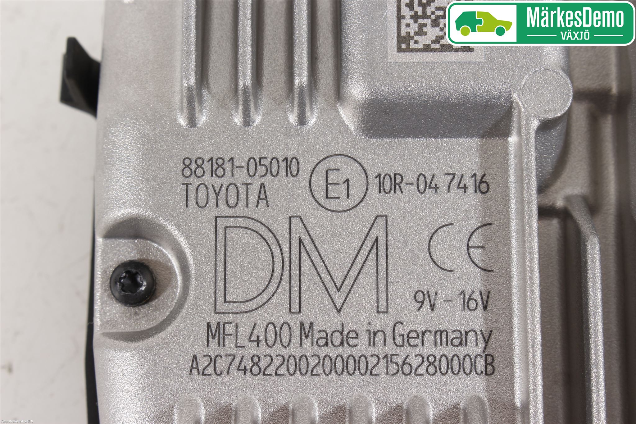 Toyota AVENSIS 16-18 Sensor Kollisjonsbeskyttelse