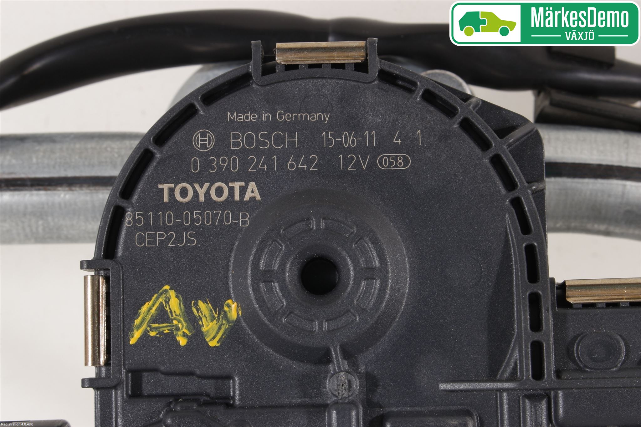 Toyota AVENSIS 16-18 Viskeroverføring Frontrute