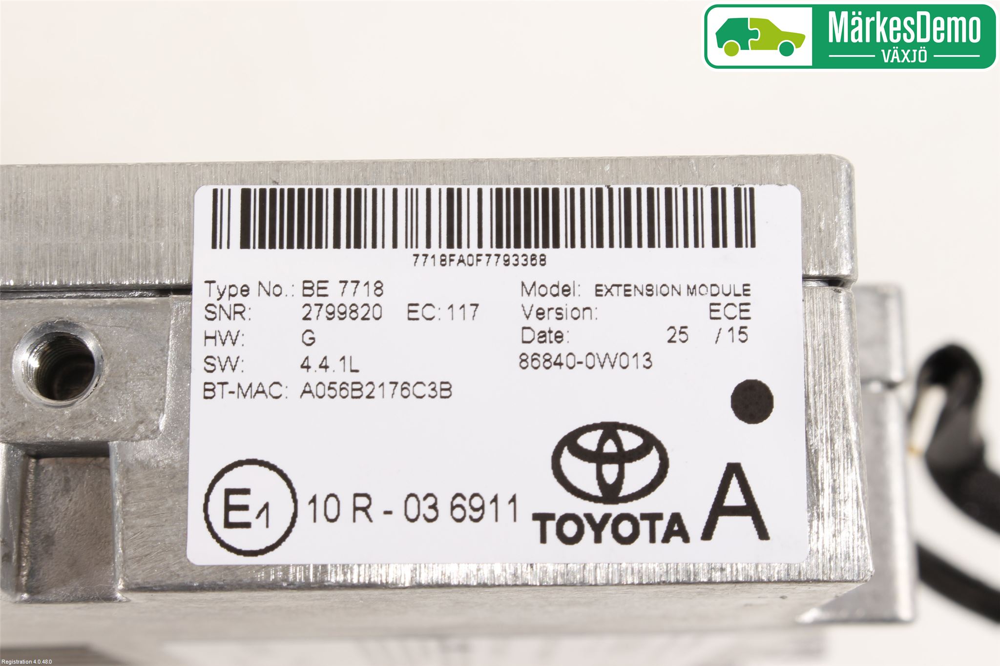 Toyota AVENSIS 16-18 Stereo Radio Med Cd