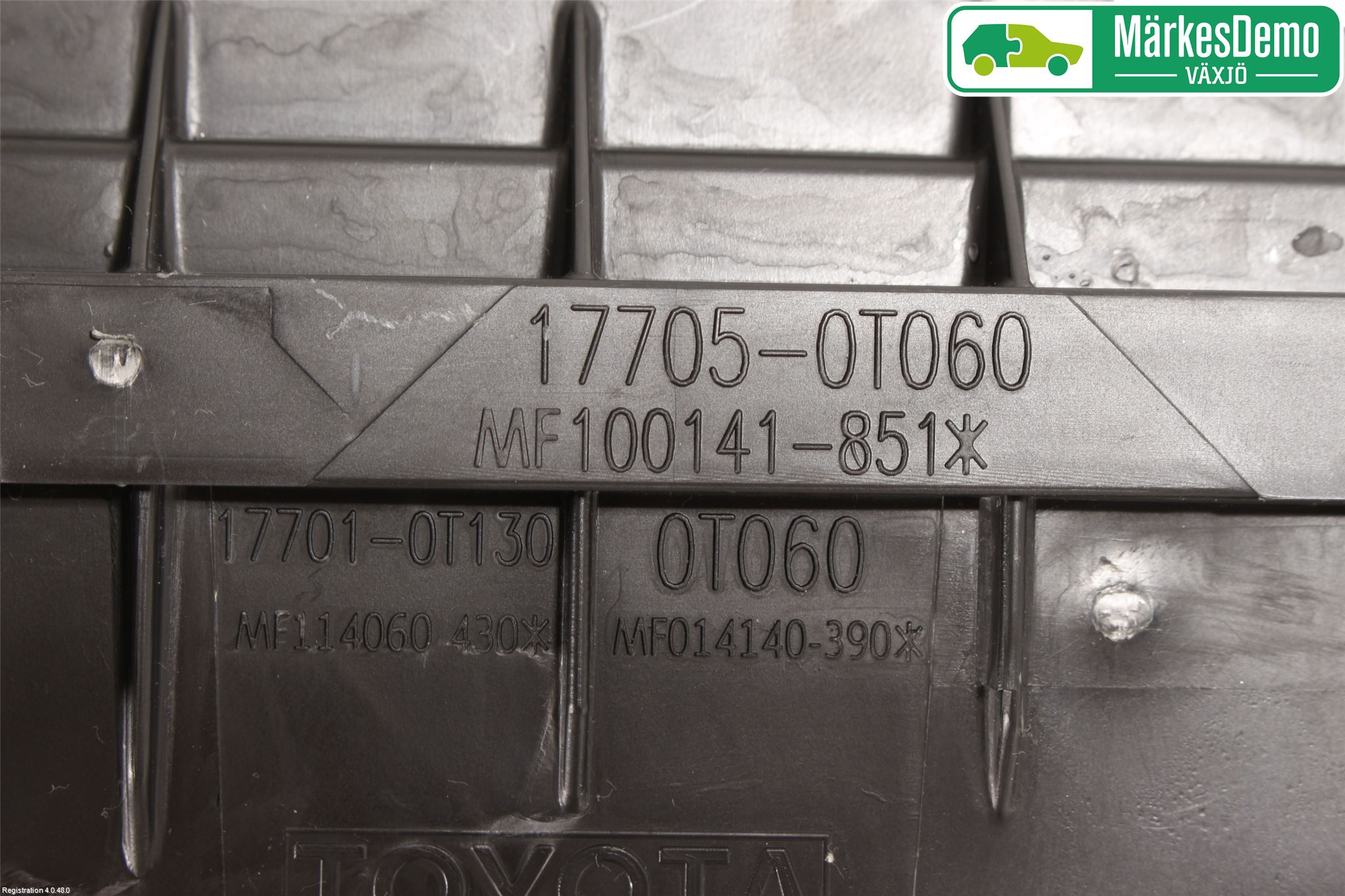 Toyota AURIS 13-19 Luftfilter Boks