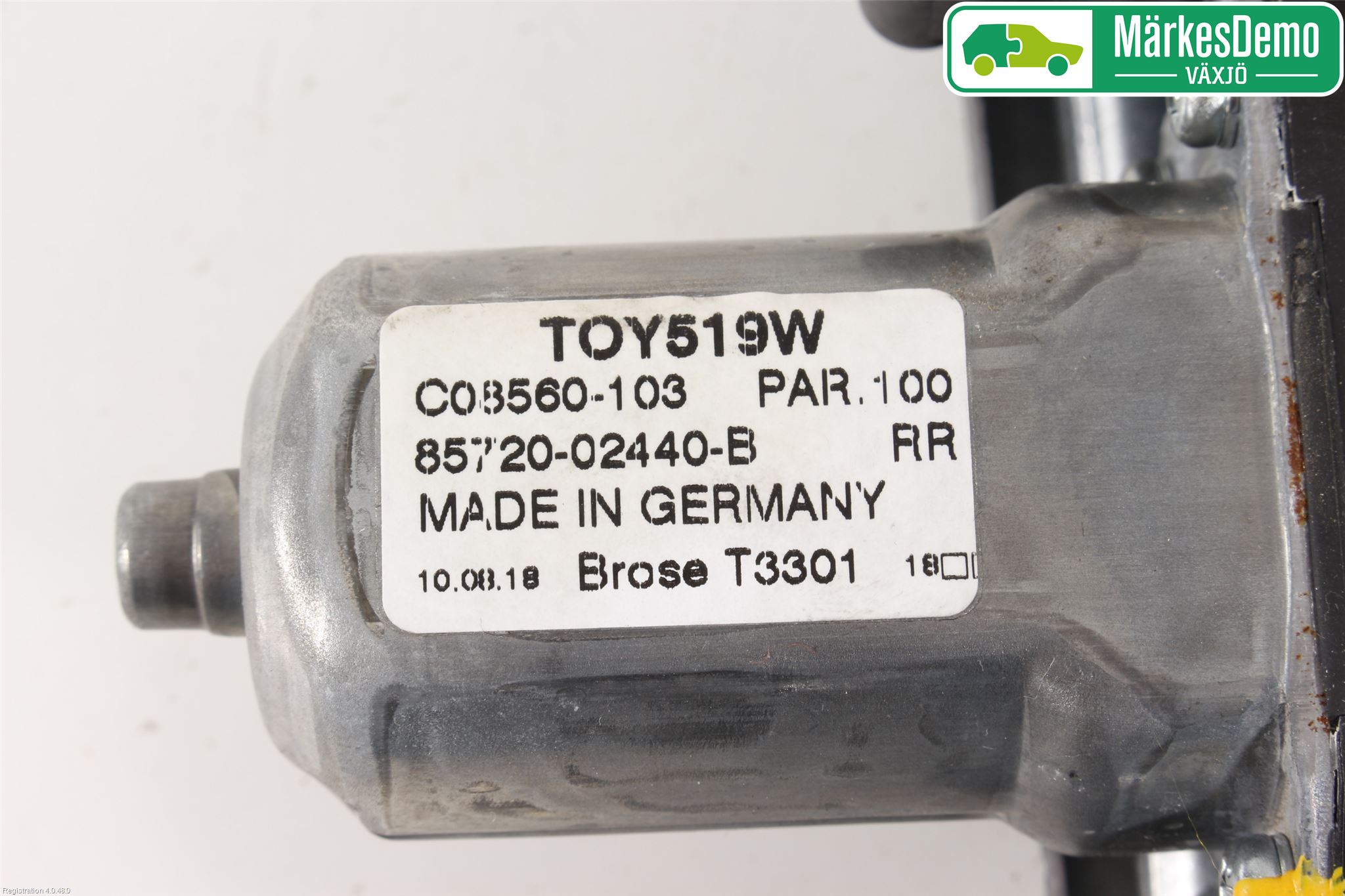 Toyota AURIS 13-19 Vindusheis El Komp