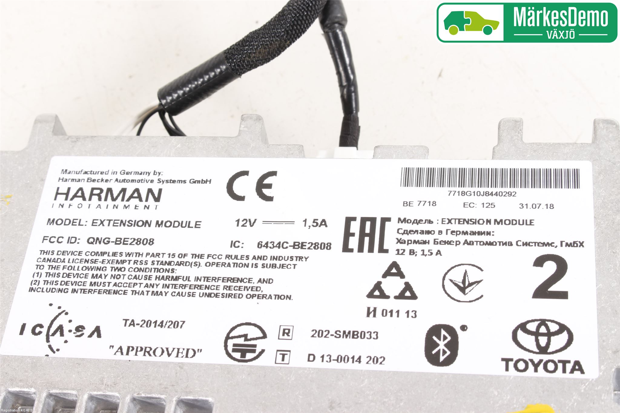 Toyota AURIS 13-19 Stereo Radio Med Cd