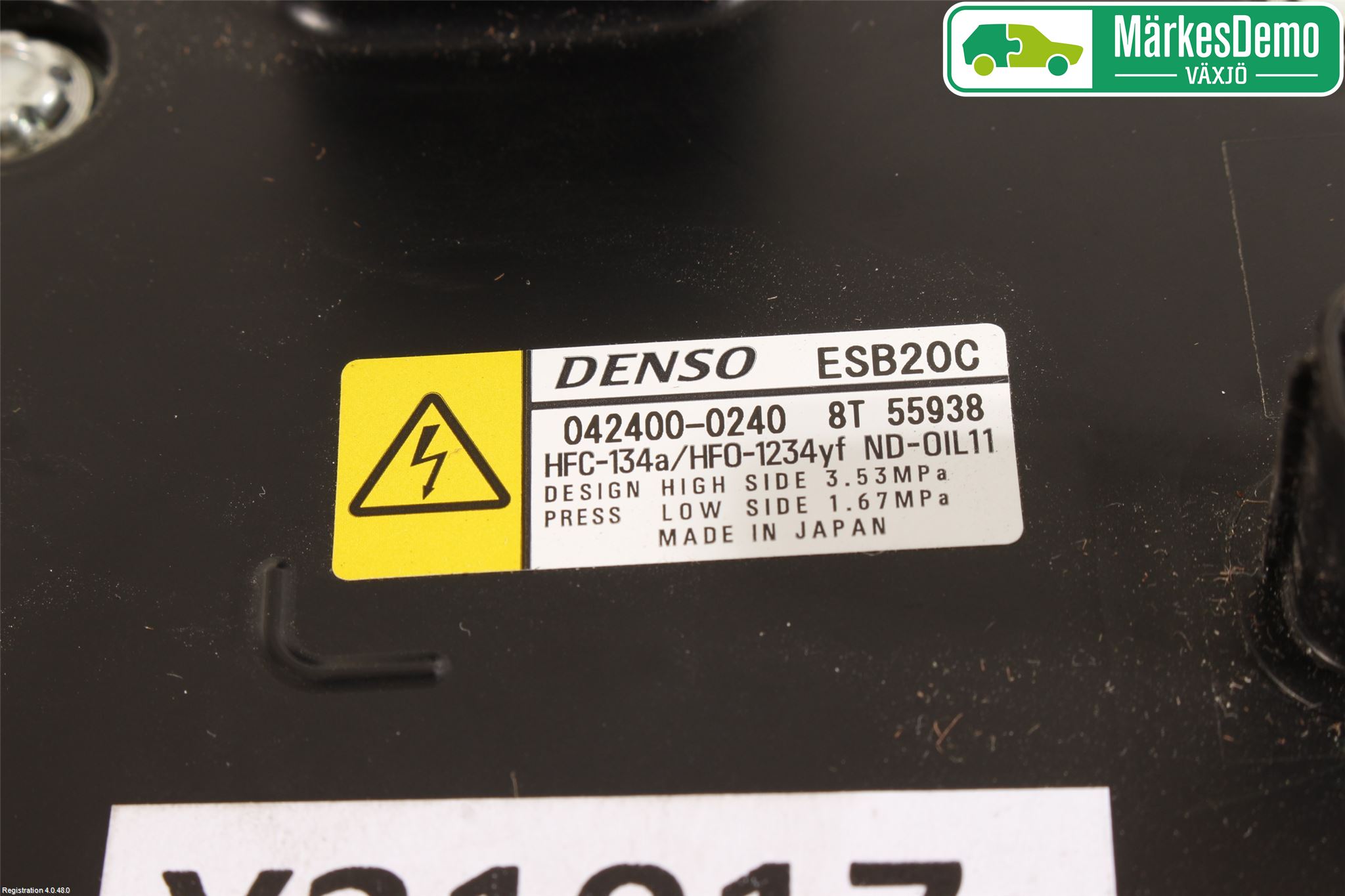 Toyota PRIUS (ZVW50) 16-21 Varme Ac Kompressor