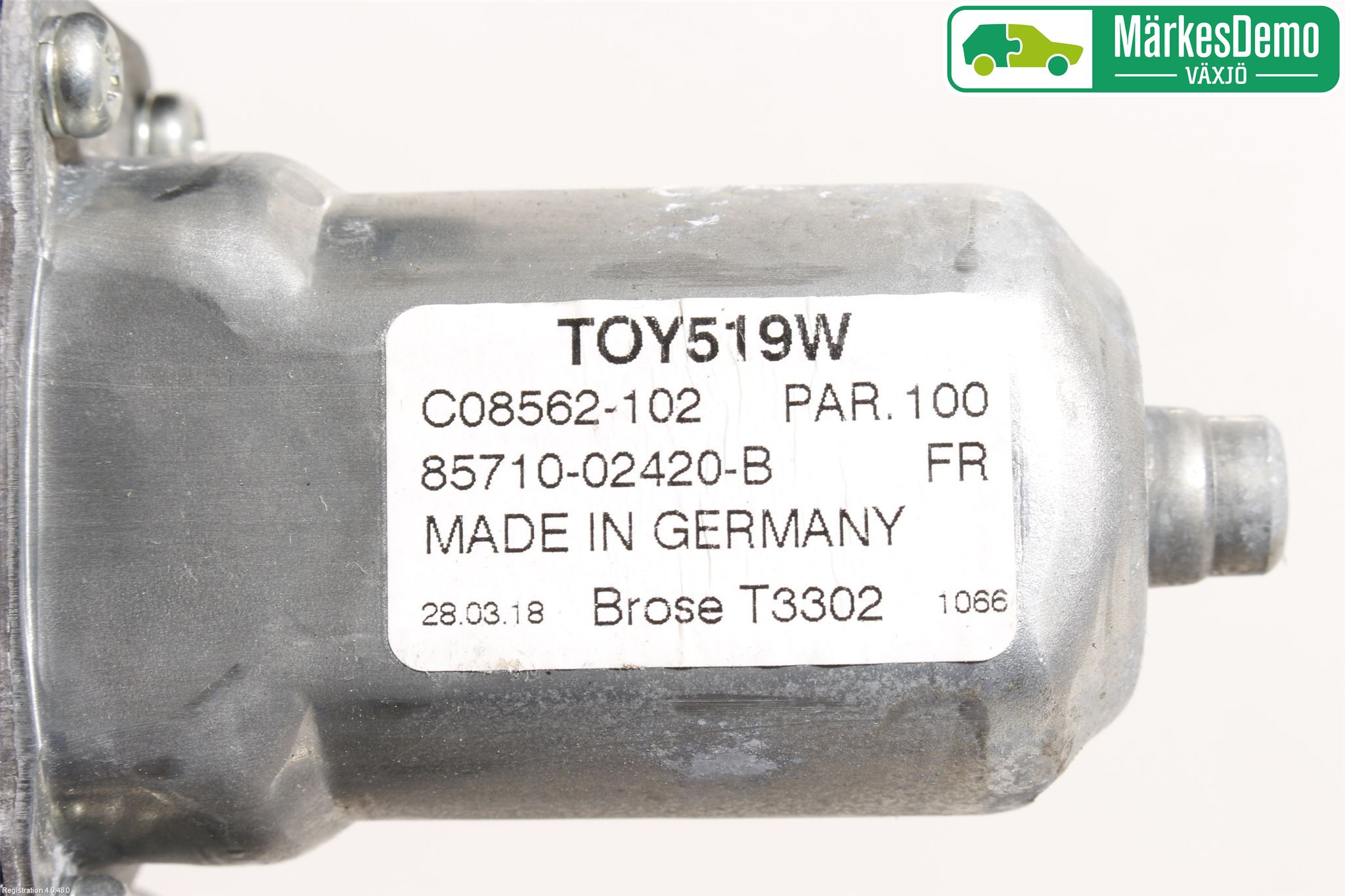 Toyota AURIS 13-19 Vindusheis El Komp