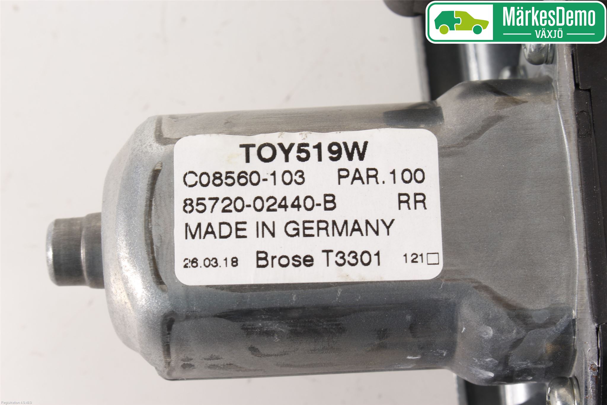 Toyota AURIS 13-19 Vindusheis El Komp