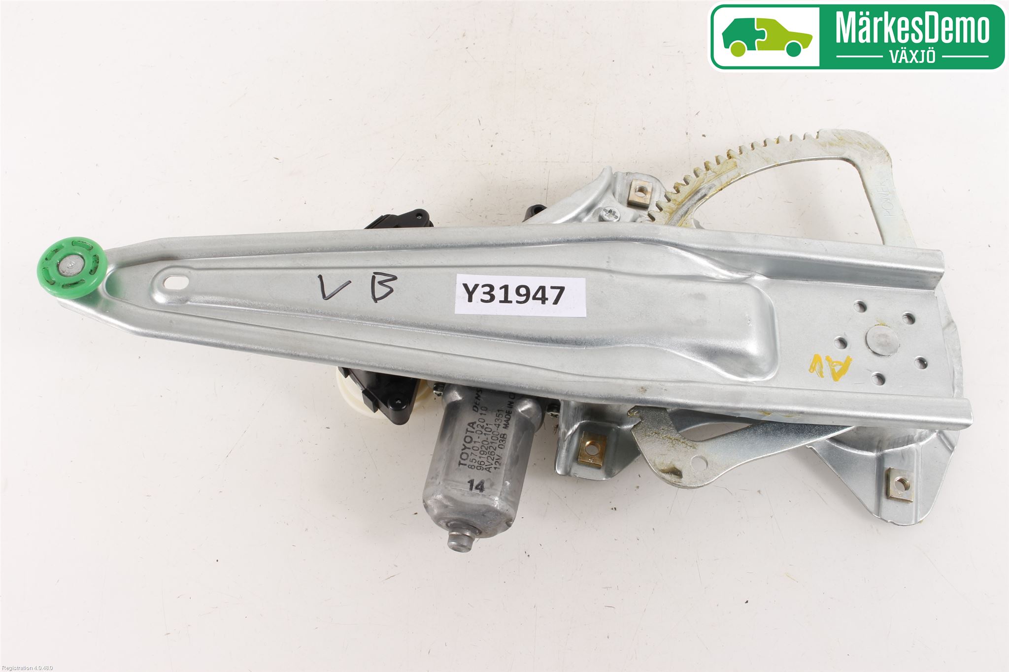 Toyota AURIS 13-19 Vindusheis El Komp