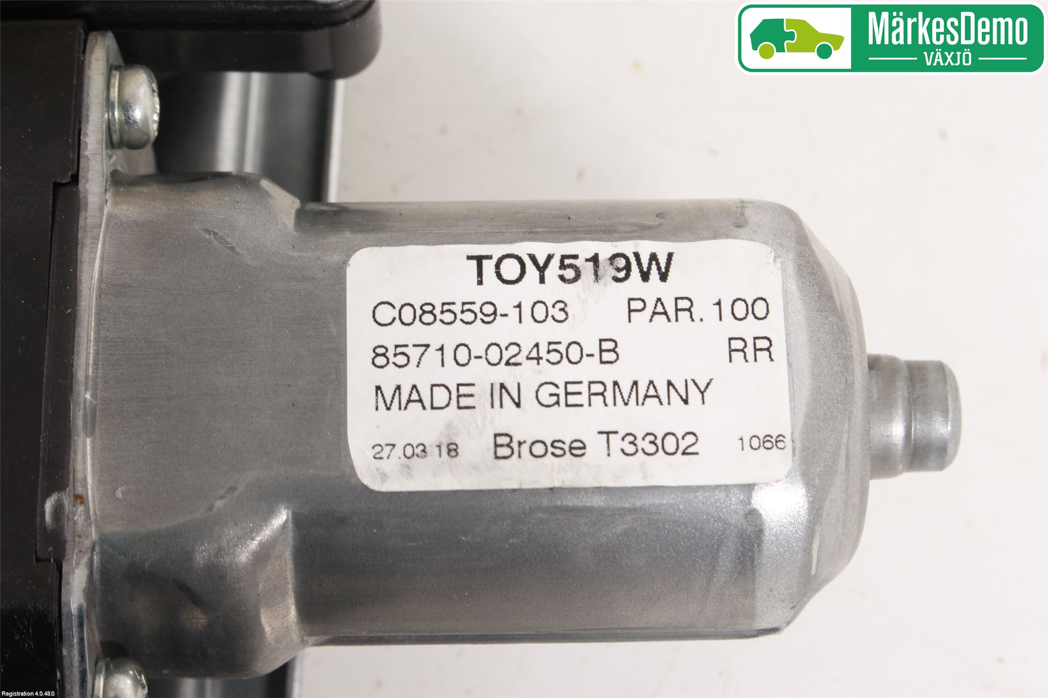 Toyota AURIS 13-19 Vindusheis El Komp
