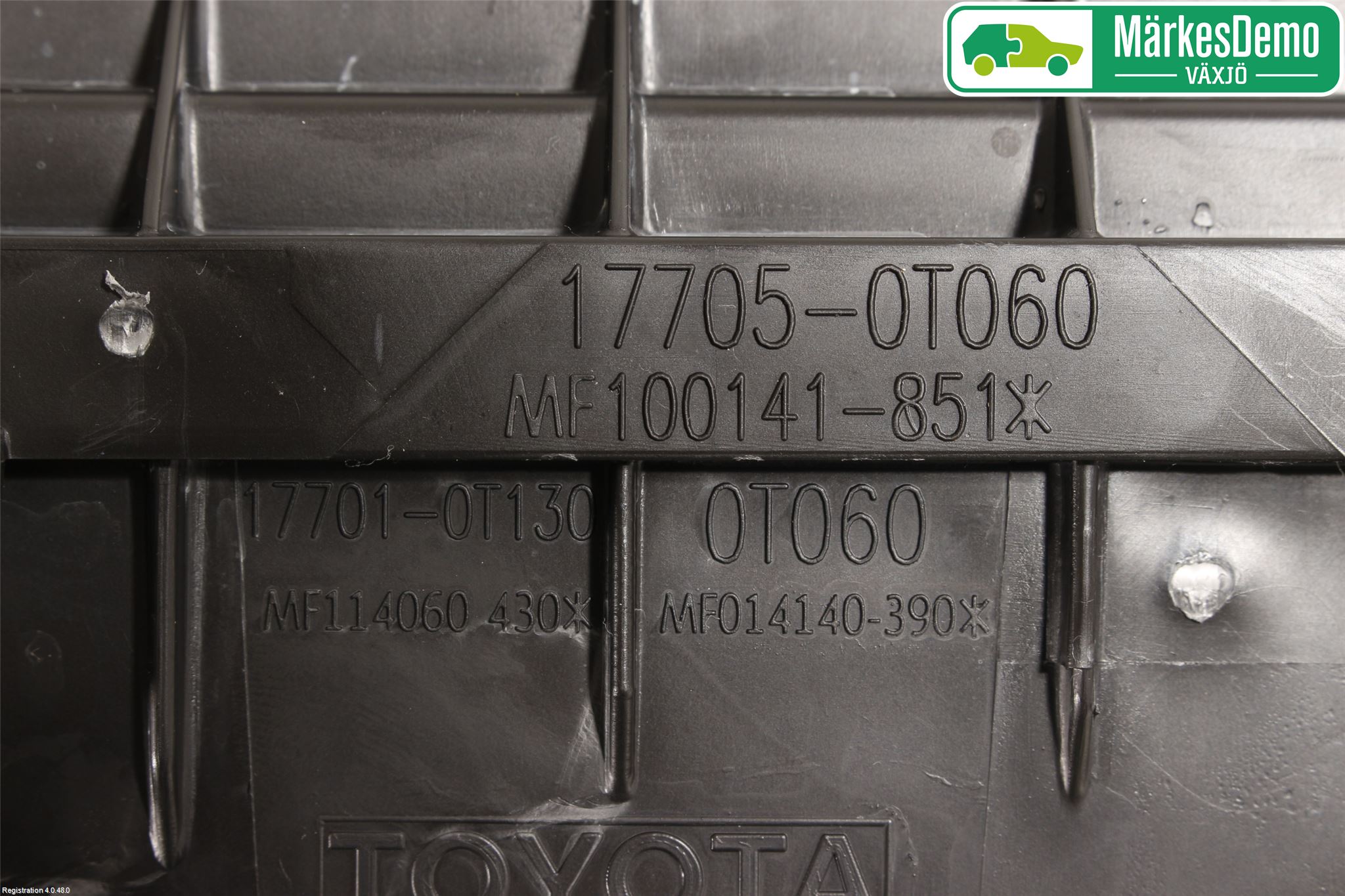 Toyota AURIS 13-19 Luftfilter Boks
