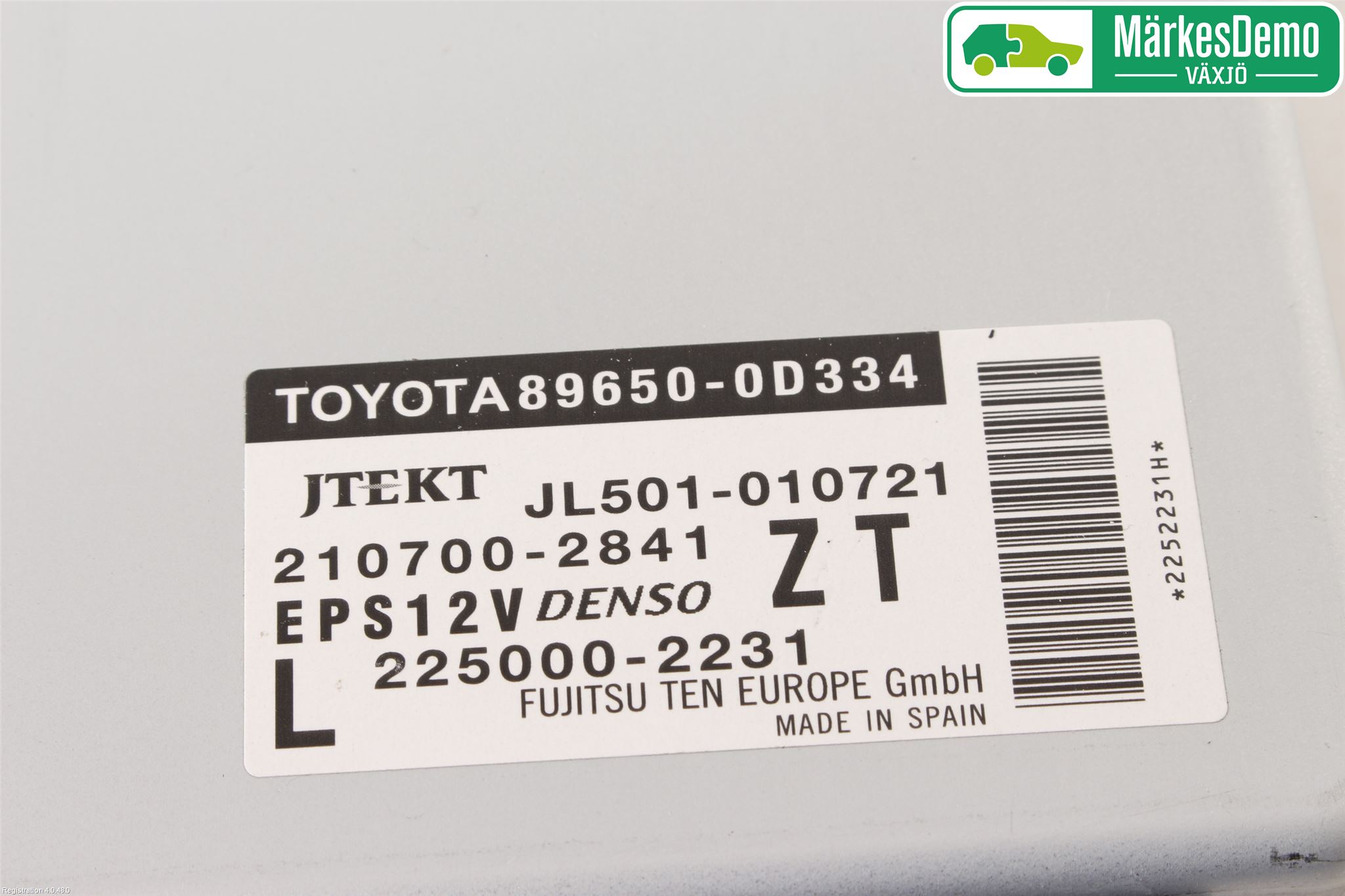 Toyota YARIS XP130 15-20 Styreenhet Styreservo
