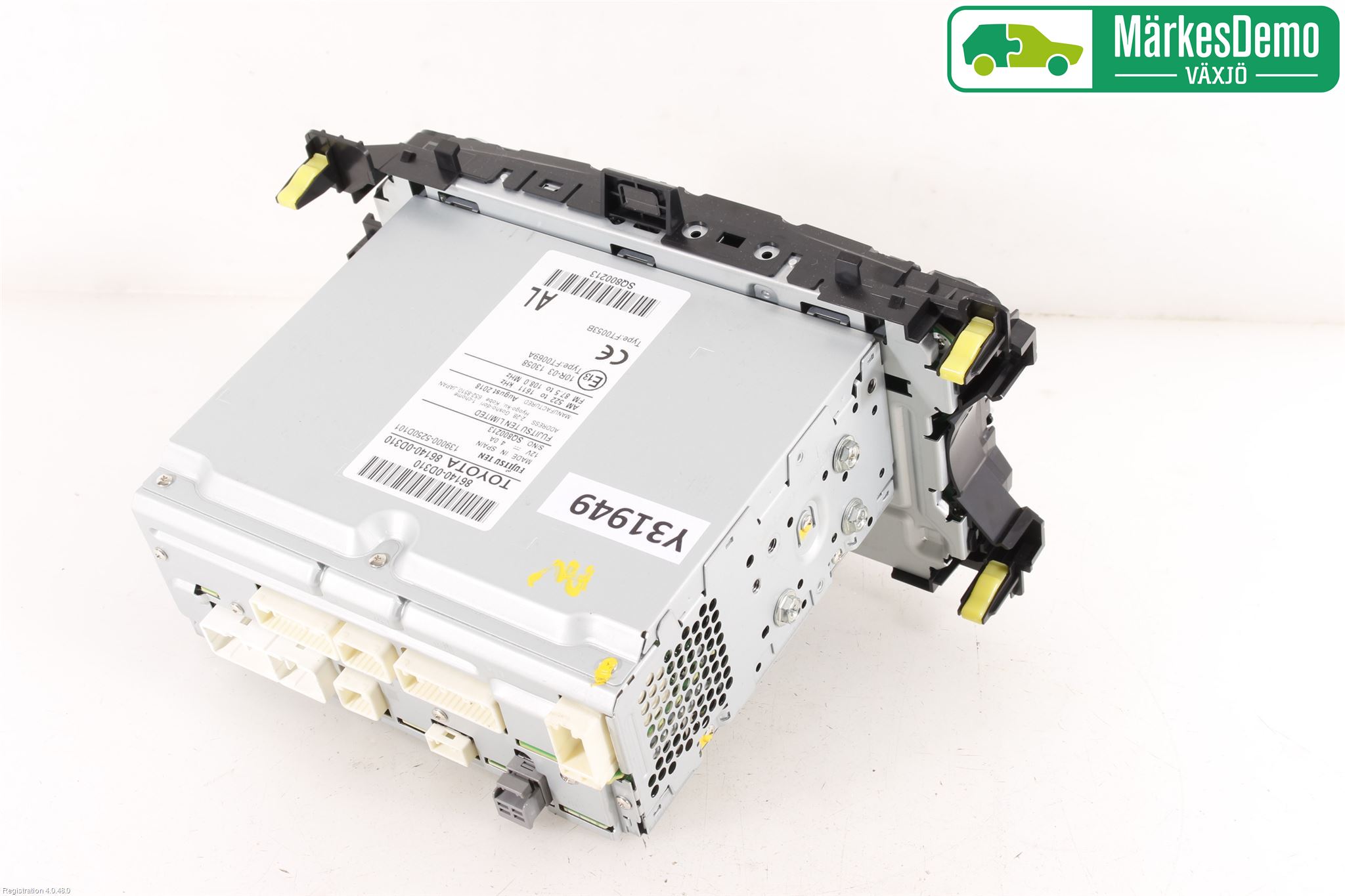 Toyota YARIS XP130 15-20 Stereo Radio Med Cd