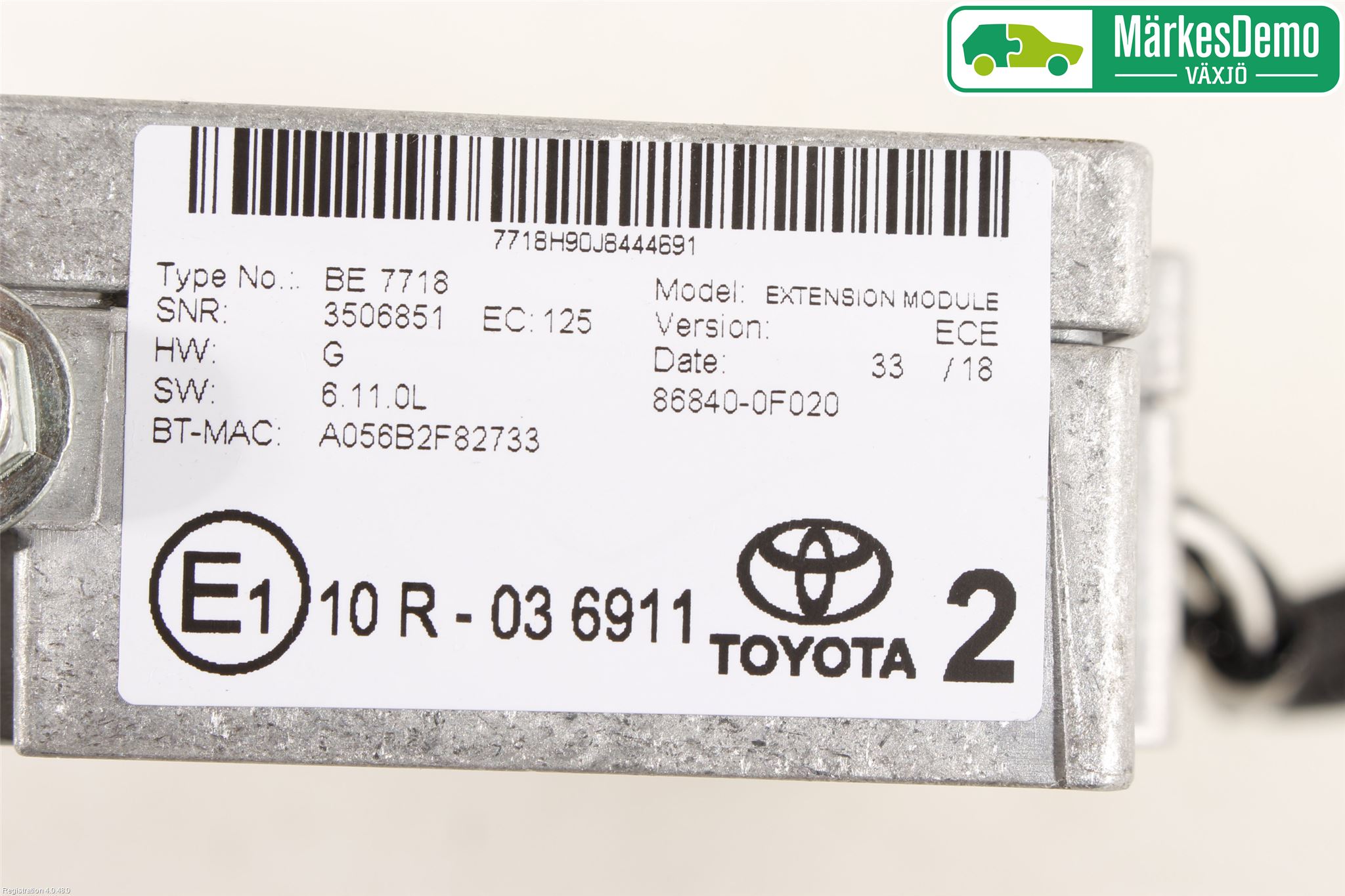 Toyota YARIS XP130 15-20 Stereo Radio Med Cd