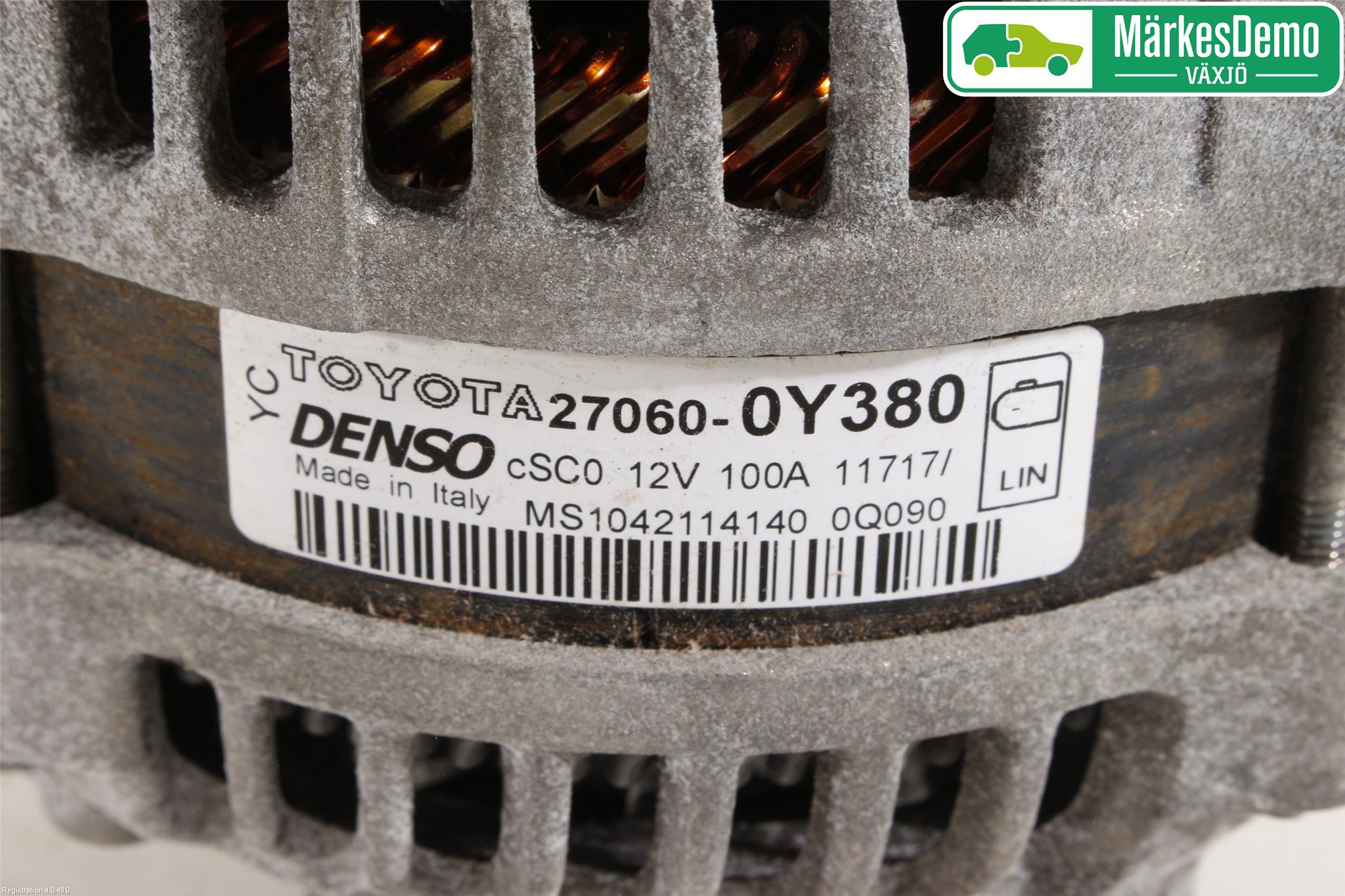 Toyota YARIS XP130 15-20 Dynamo