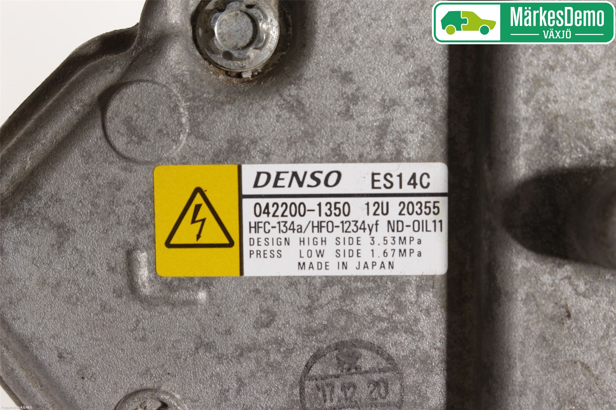Toyota YARIS XP130 15-20 Varme Ac Kompressor