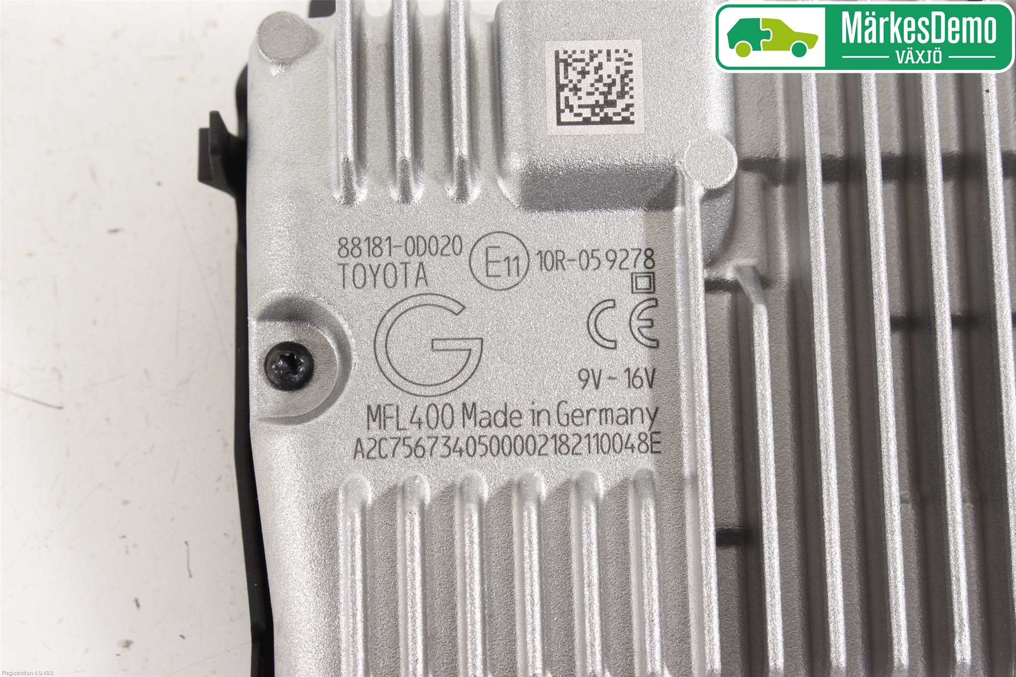 Toyota YARIS XP130 15-20 Sensor Kollisjonsbeskyttelse