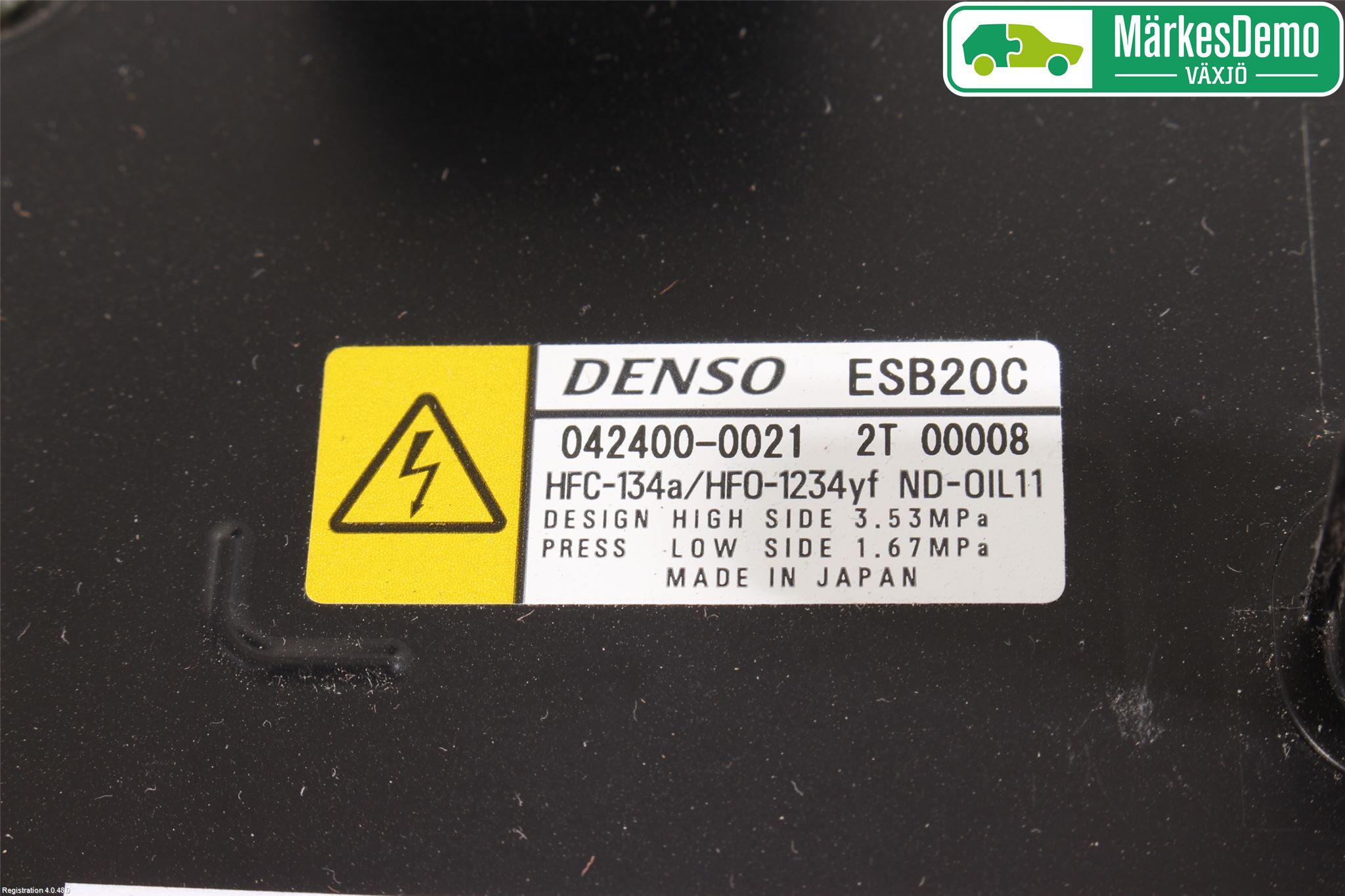 Toyota PRIUS (ZVW50) 16-21 Varme Ac Kompressor