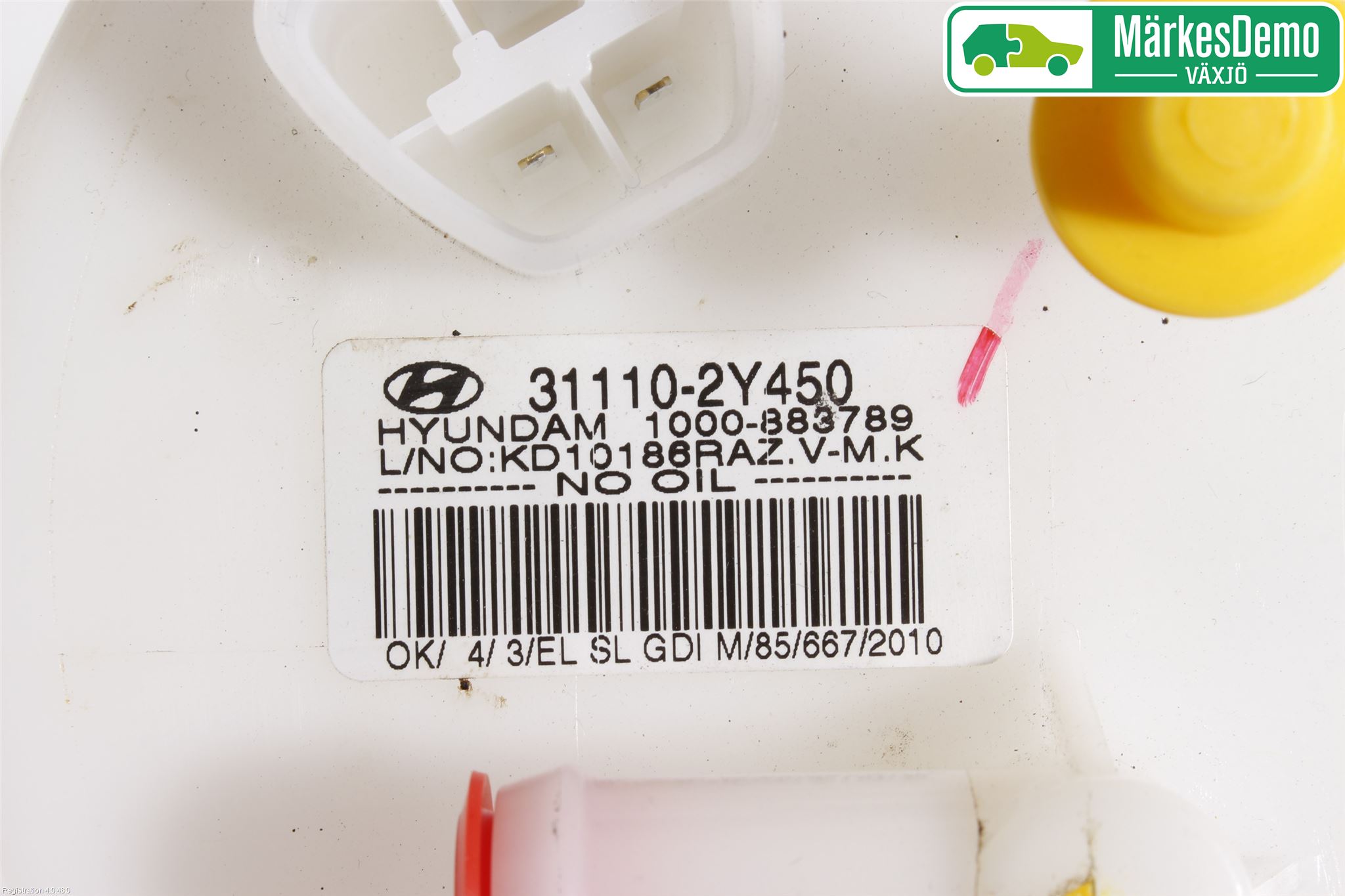Hyundai ix35 Drivstoffpumpe Fødepumpe El