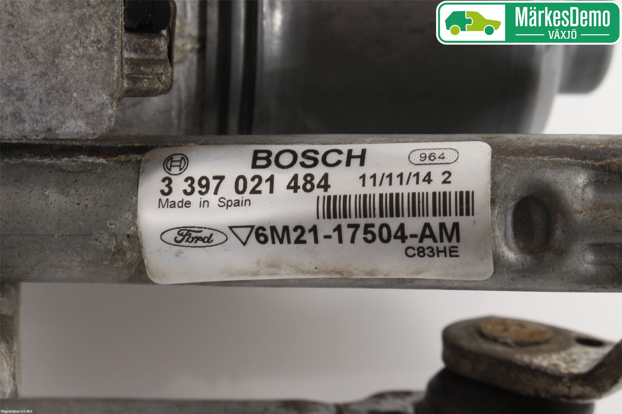 Ford S-MAX 06-15 Viskermotor Frontrute
