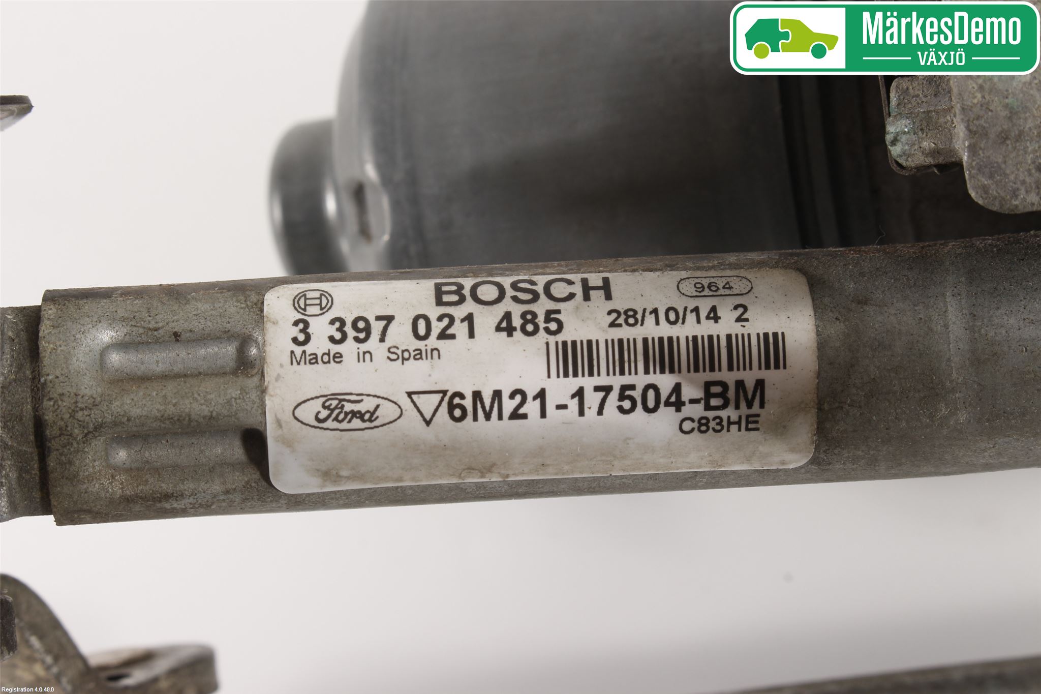 Ford S-MAX 06-15 Viskermotor Frontrute