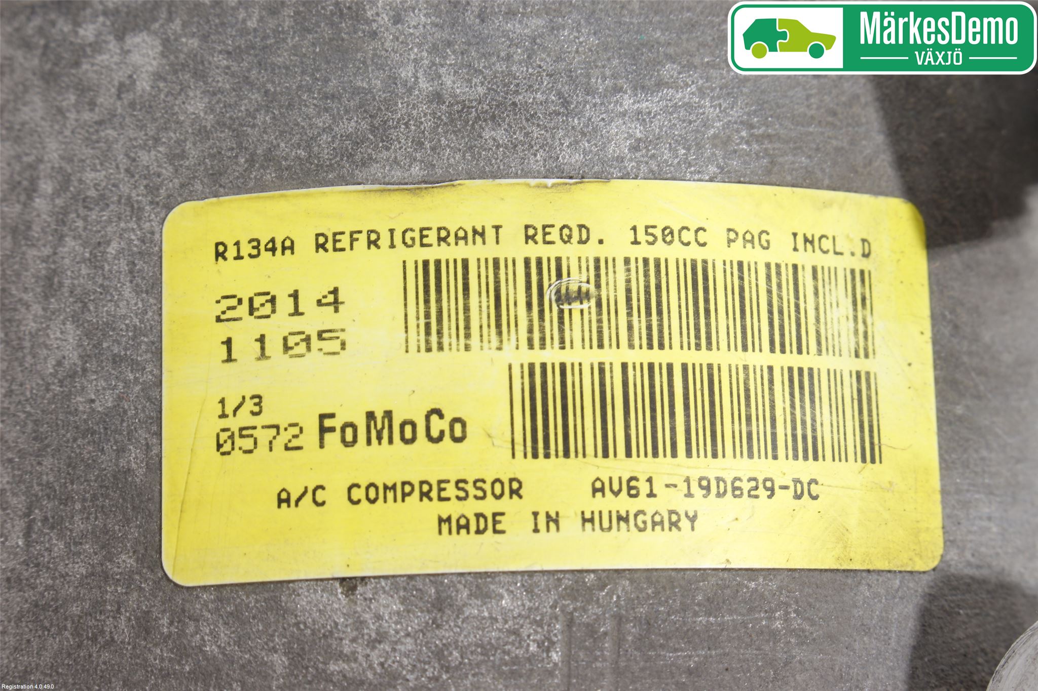 Ford S-MAX 06-15 Varme Ac Kompressor
