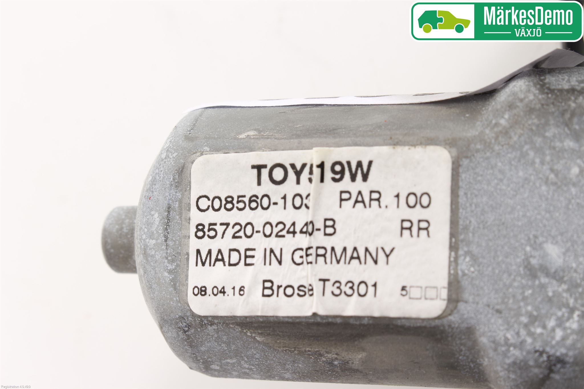 Toyota AURIS 13-19 Vindusheis El Komp