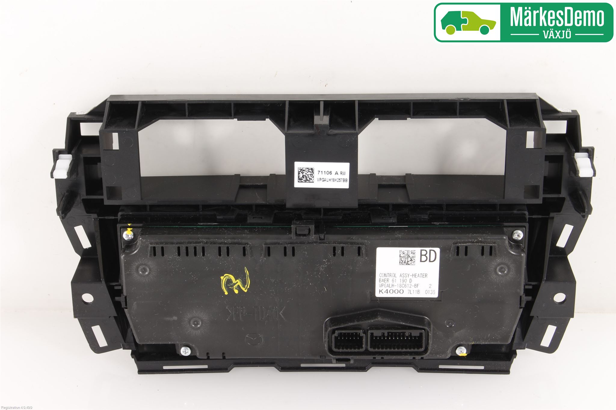 Mazda 3 III 14-19 Varme Ac Betjening-Display