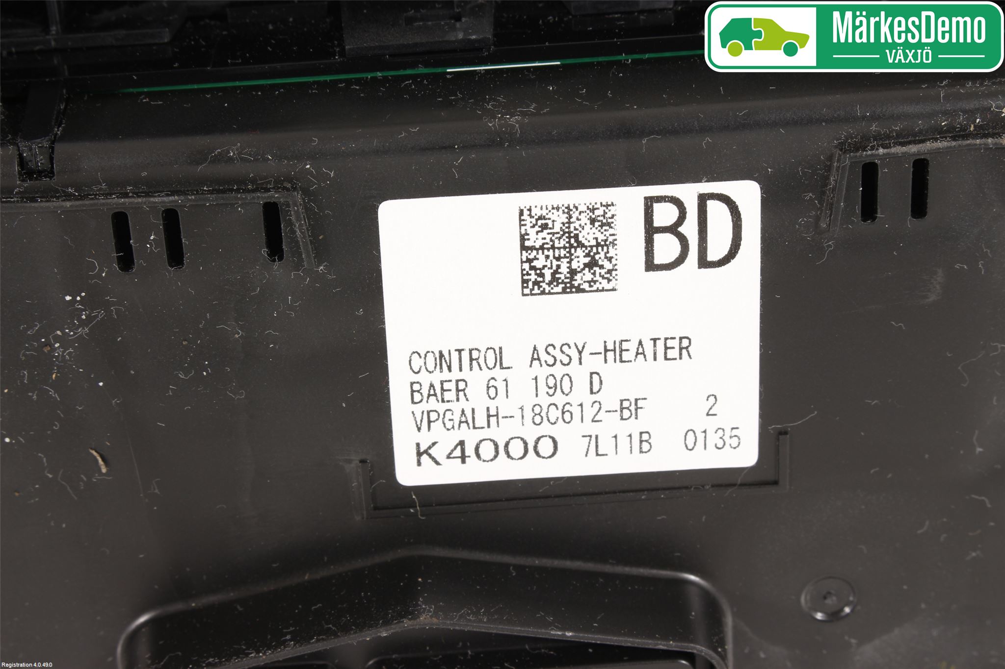 Mazda 3 III 14-19 Varme Ac Betjening-Display