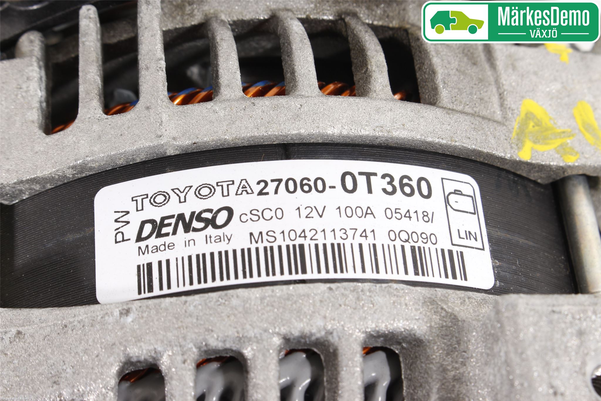 Toyota AVENSIS 16-18 Dynamo