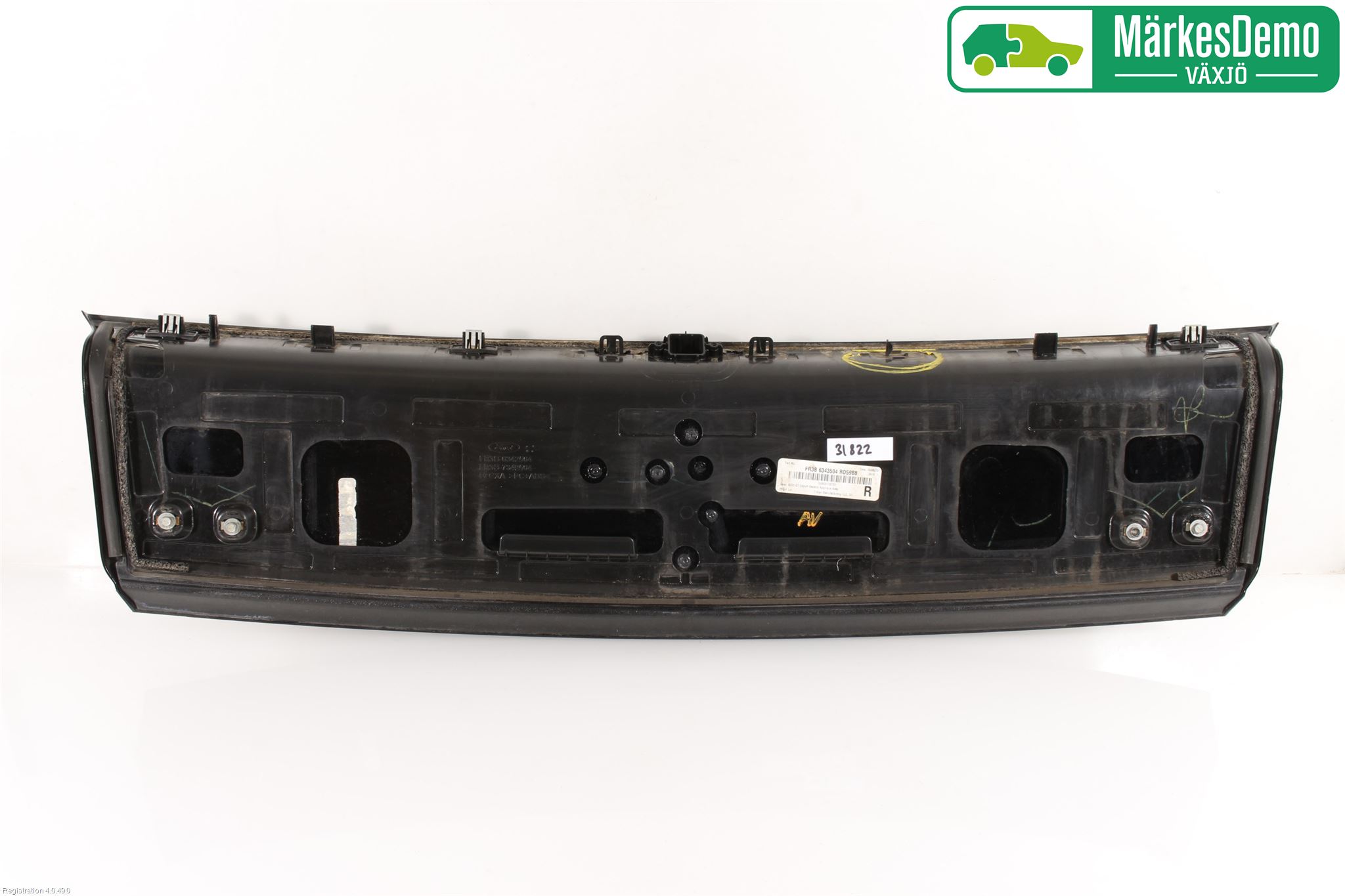Ford MUSTANG VI 15-22 Refleksplate - Skiltplate