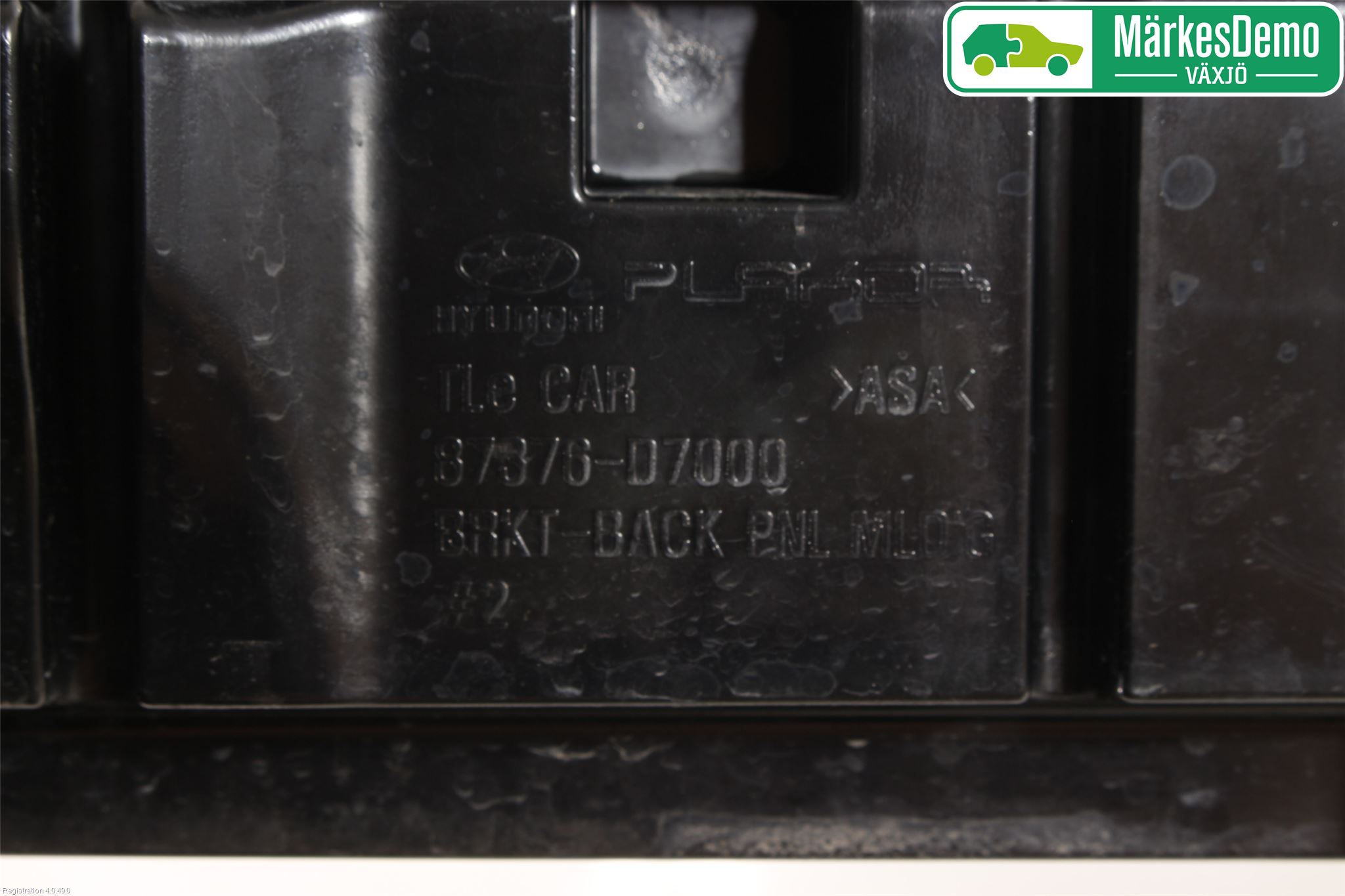 Hyundai SANTA FE 13-18 Refleksplate - Skiltplate