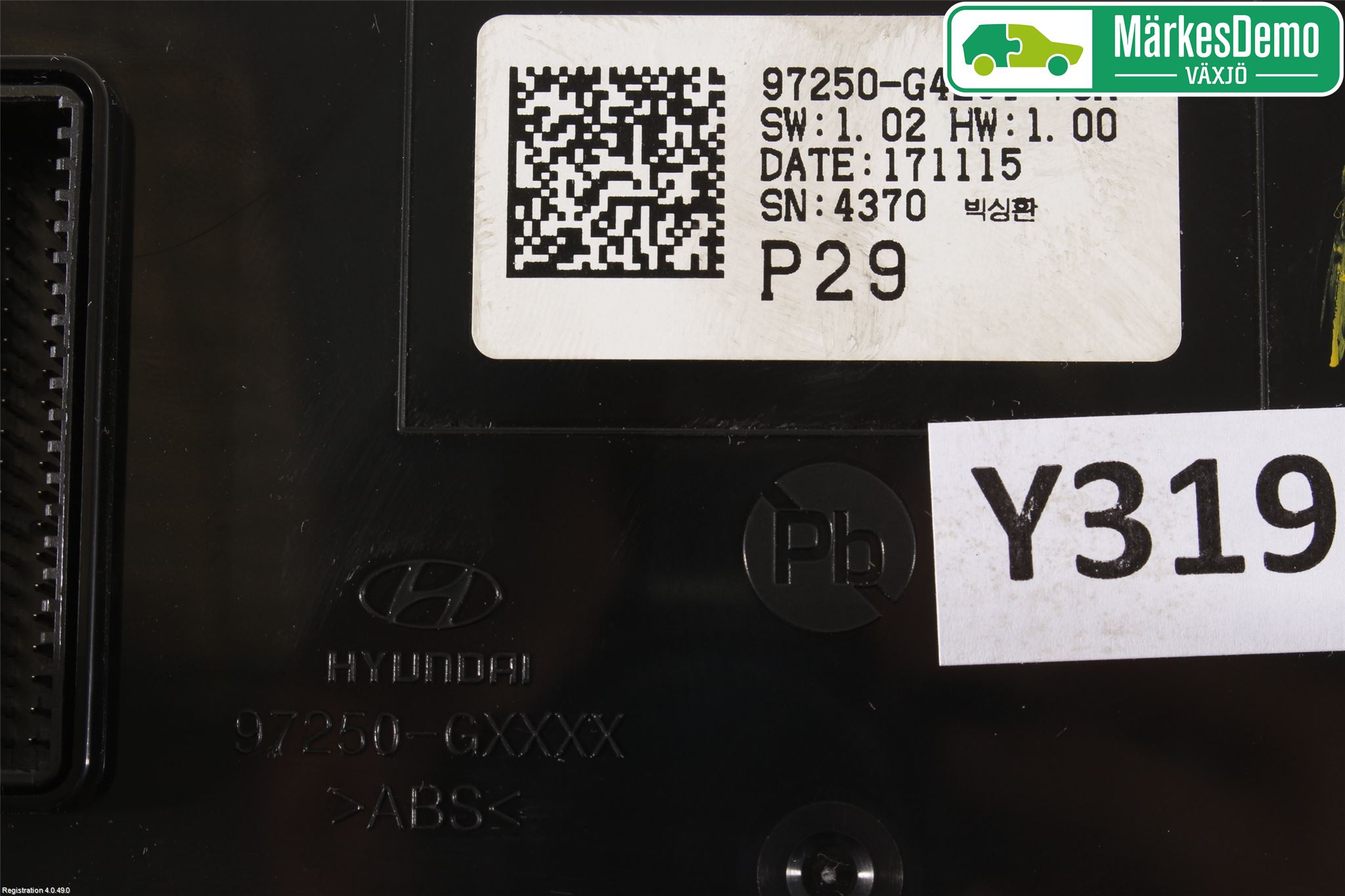 Hyundai i30 PD 17- Varme Ac Betjening-Display