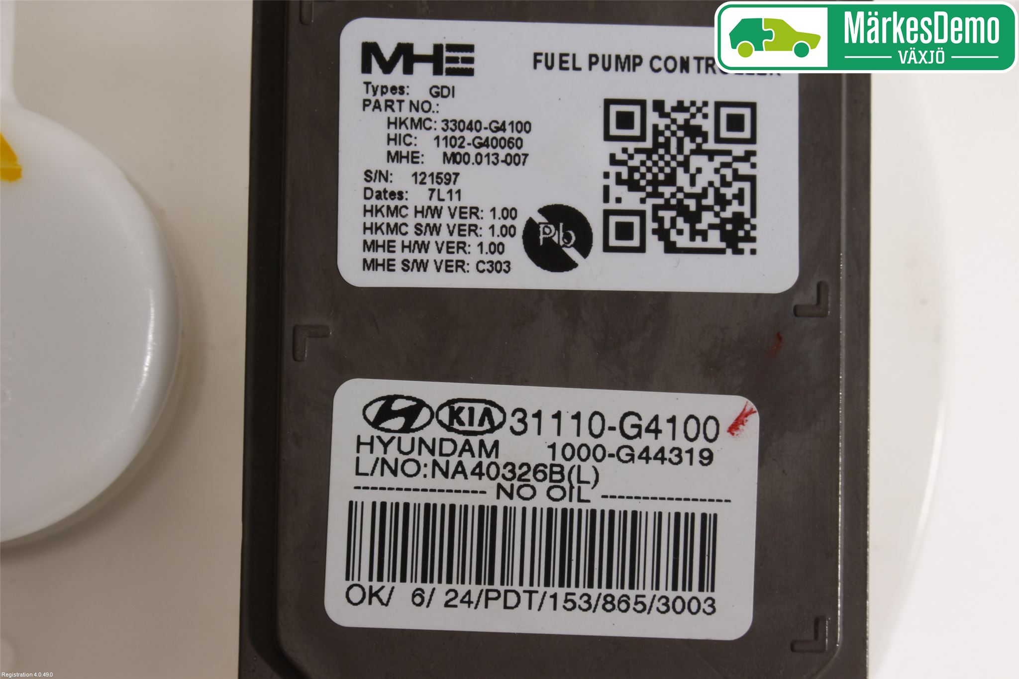 Hyundai i30 PD 17- Drivstoffpumpe Fødepumpe El