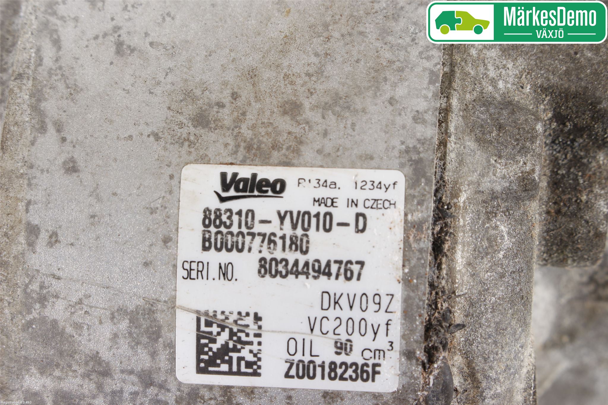 Toyota AYGO 15-21 Varme Ac Kompressor