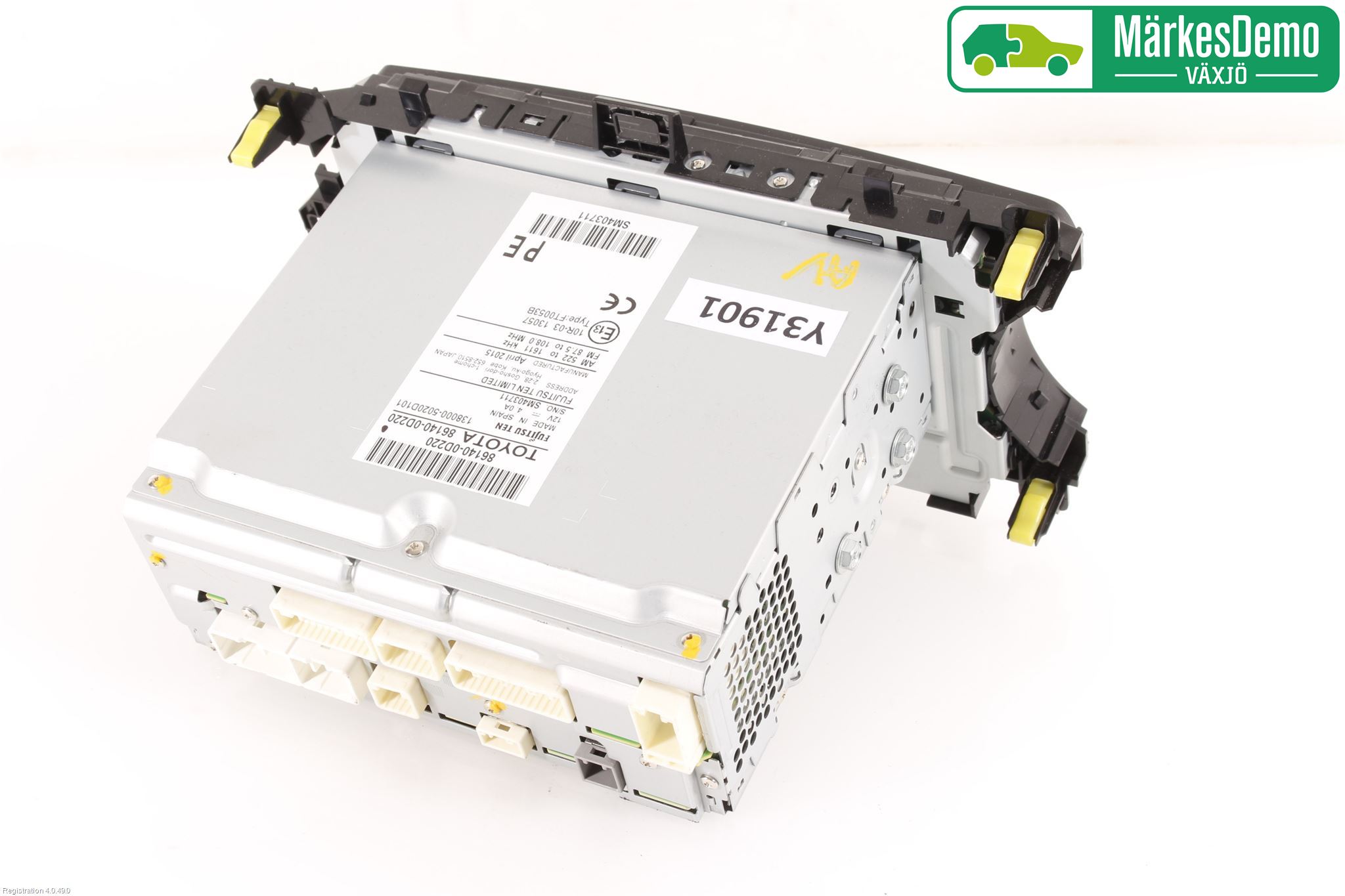 Toyota YARIS XP130 15-20 Stereo Radio Med Cd