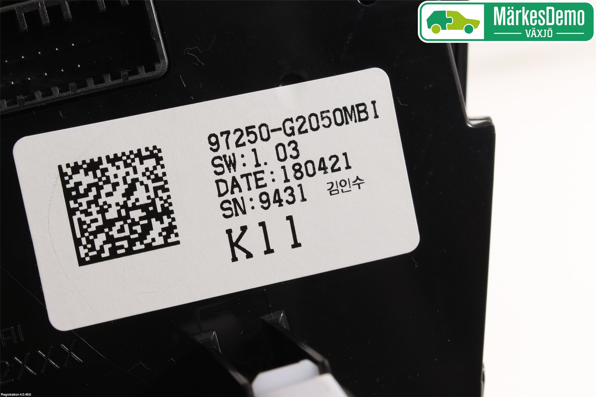 Hyundai IONIQ AE 17-22 Varme Ac Betjening-Display