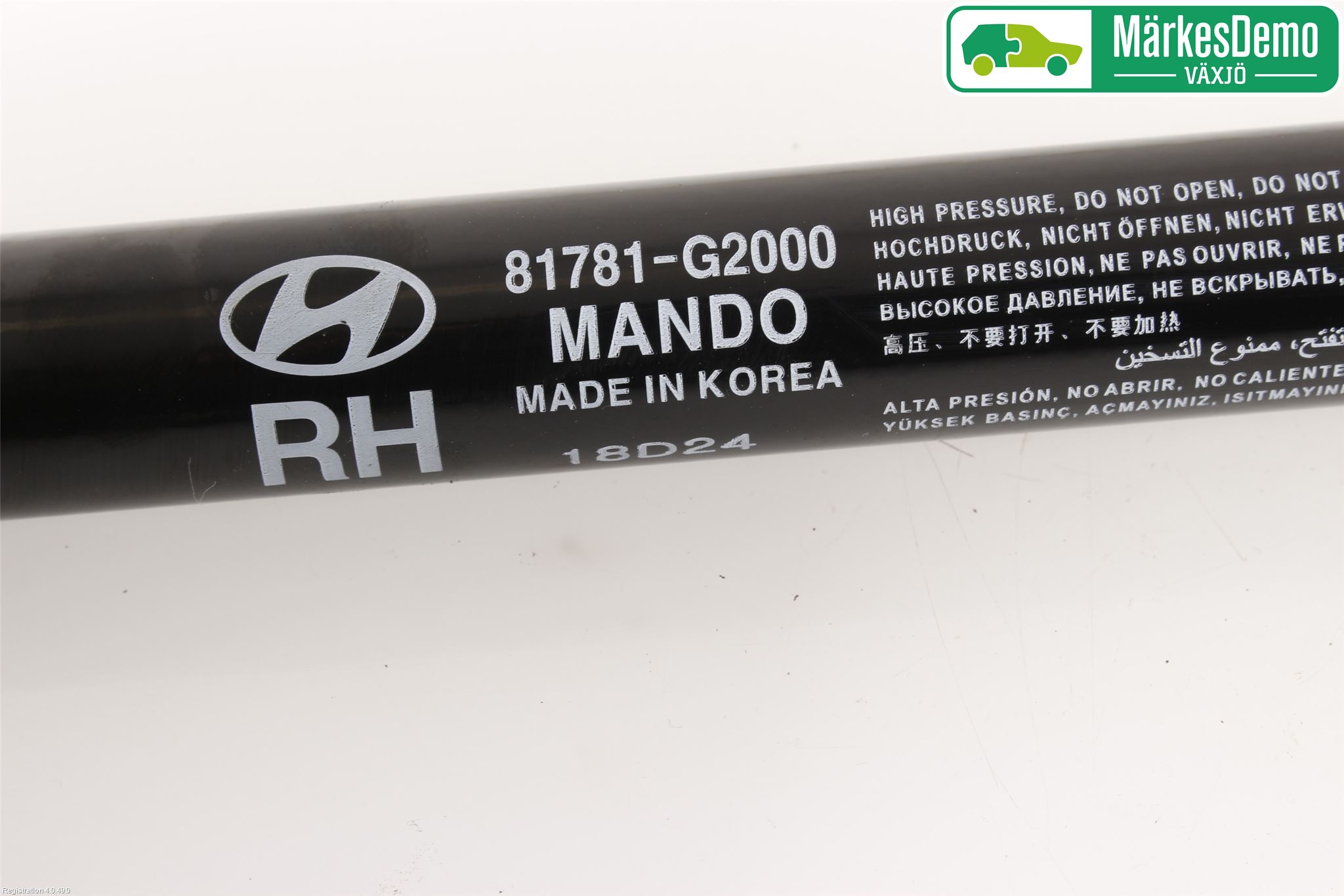 Hyundai IONIQ AE 17-22 Bakluke Demper-Gassfjær
