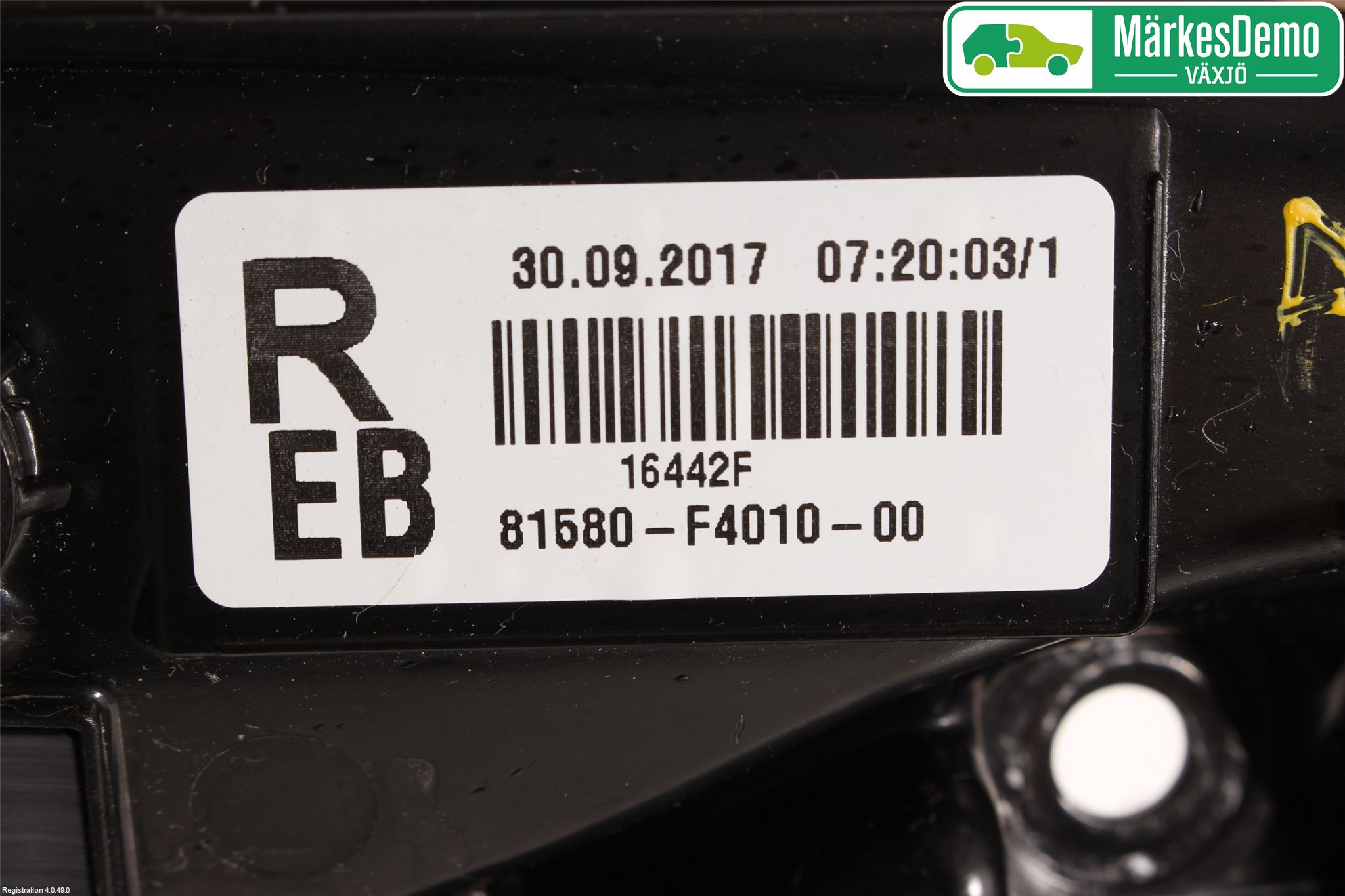Toyota C-HR 16-23 Baklykt Høyre  På Luke(Indre)