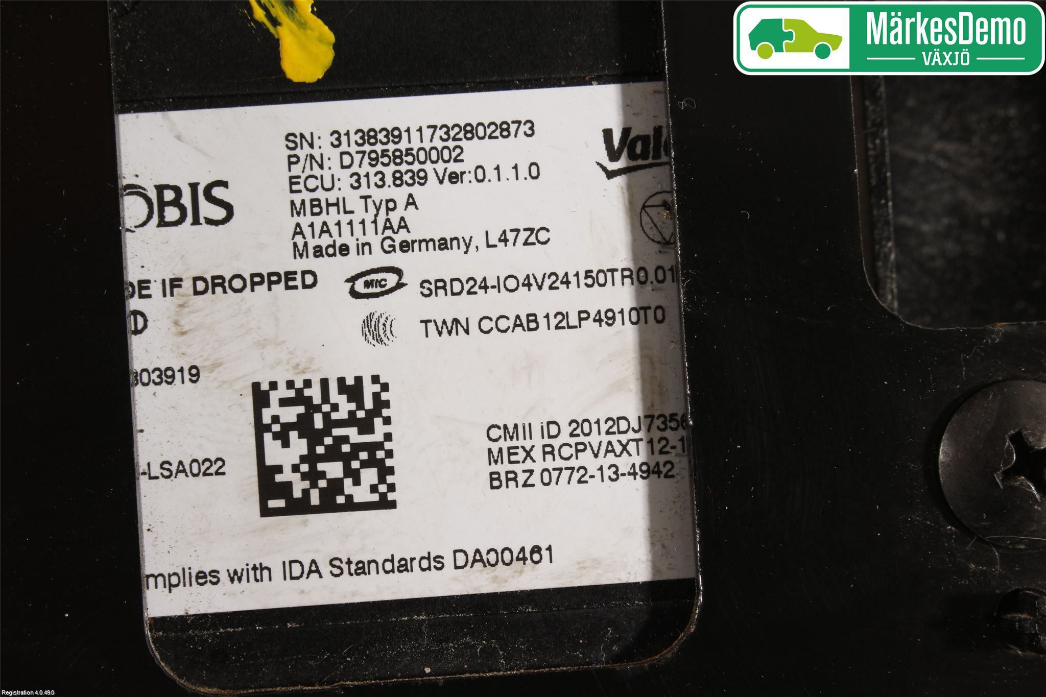 Hyundai TUCSON 05- Sensor Kollisjonsbeskyttelse