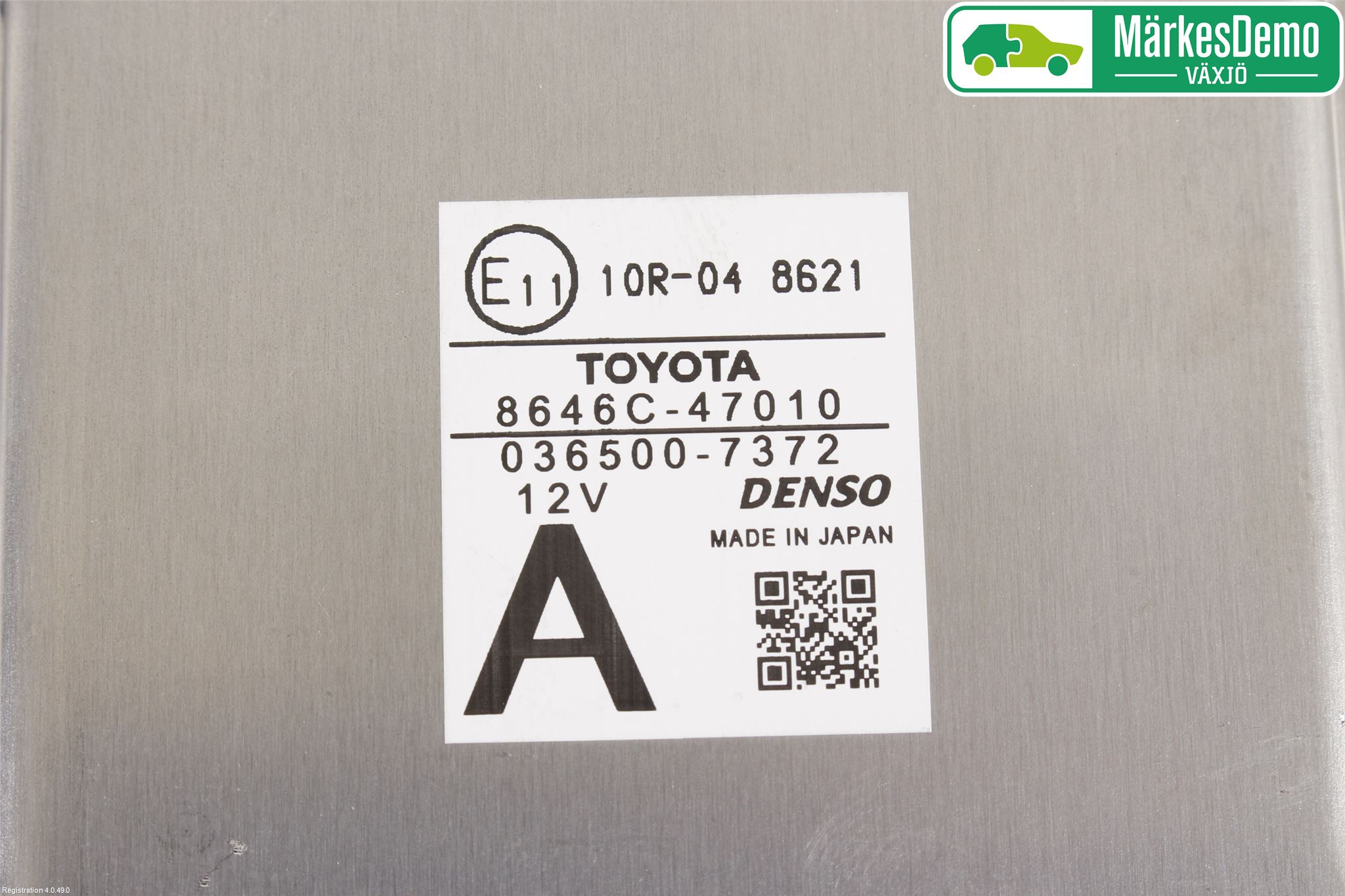 Toyota PRIUS (ZVW50) 16-21 Sensor Kollisjonsbeskyttelse