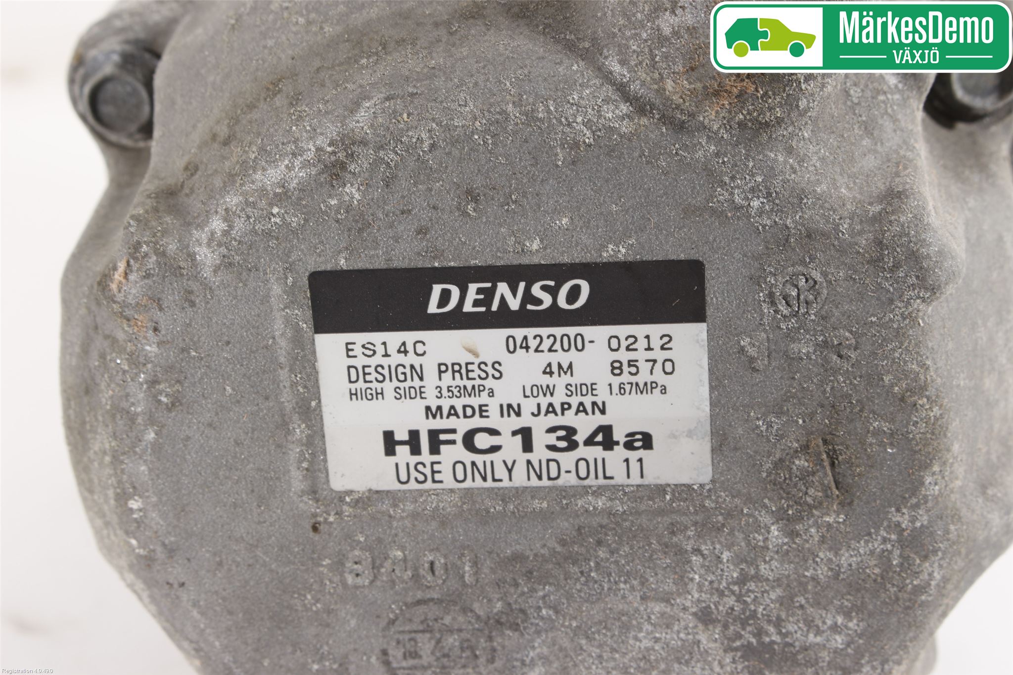 Toyota PRIUS ZVW30 09-20 Varme Ac Kompressor