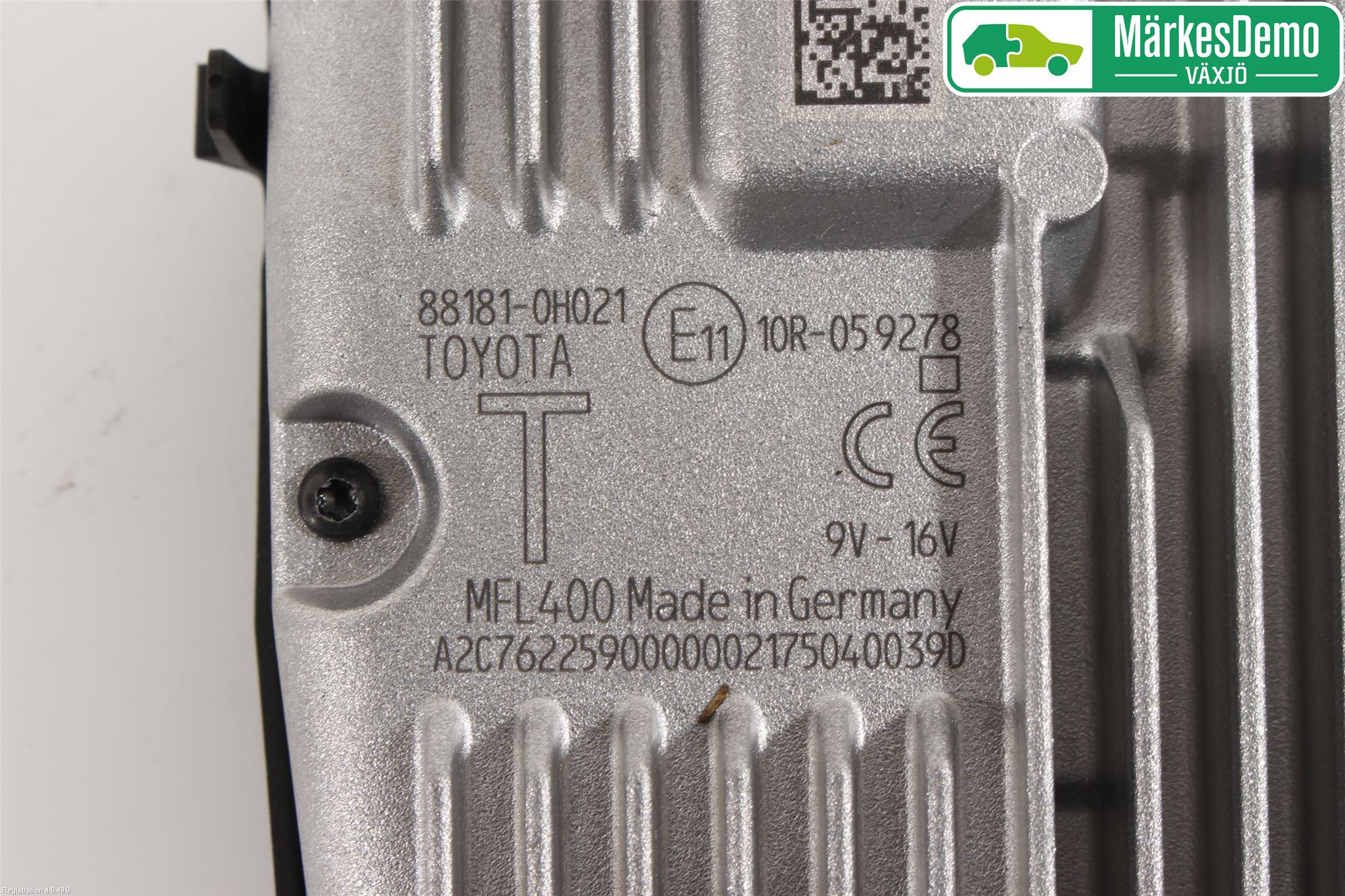 Toyota AYGO 15-21 Sensor Kollisjonsbeskyttelse