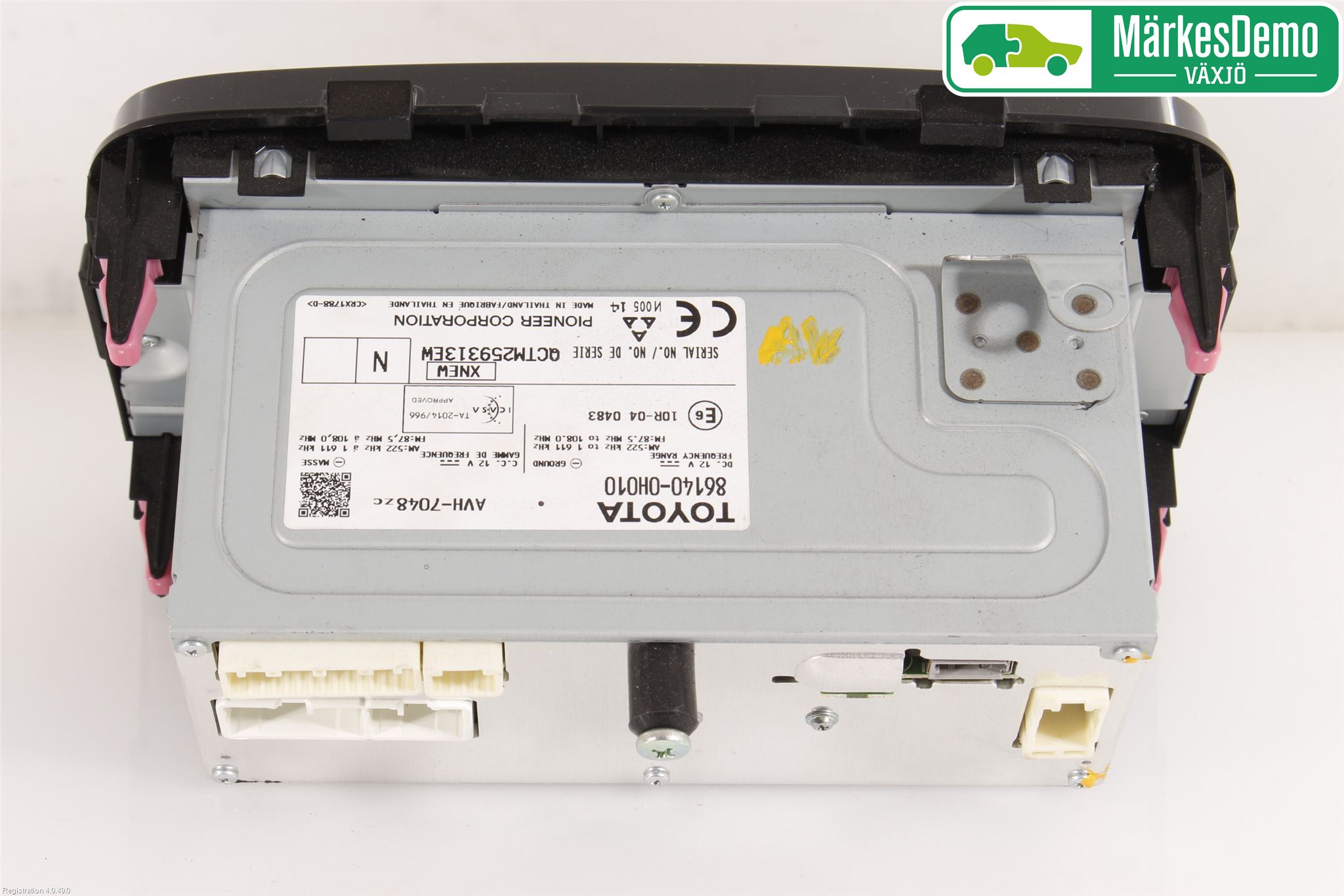 Toyota AYGO 15-21 Stereo Radio Med Cd
