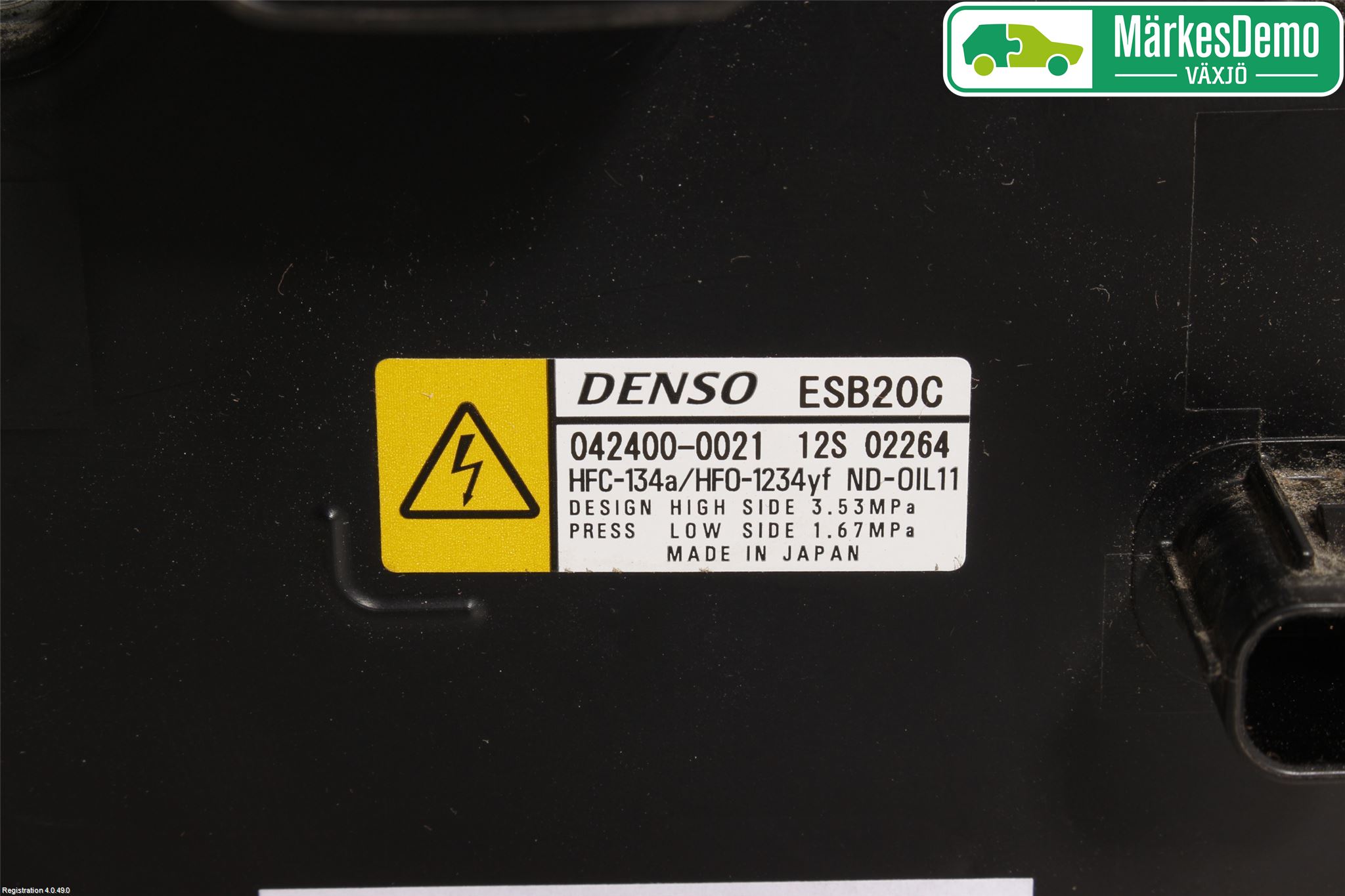 Toyota PRIUS (ZVW50) 16-21 Varme Ac Kompressor