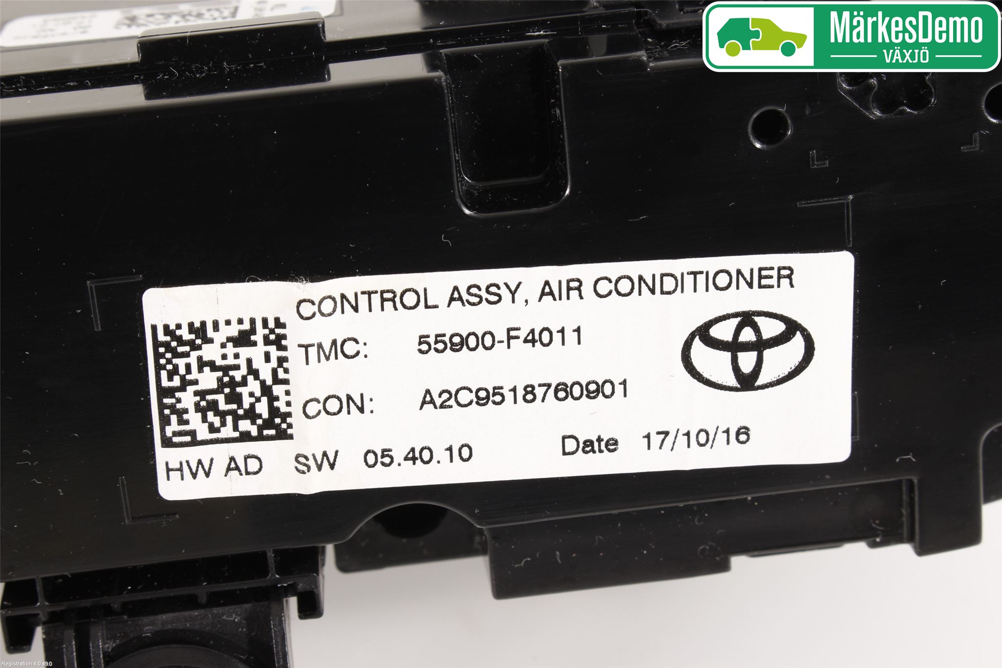 Toyota C-HR 16-23 Varme Ac Betjening-Display