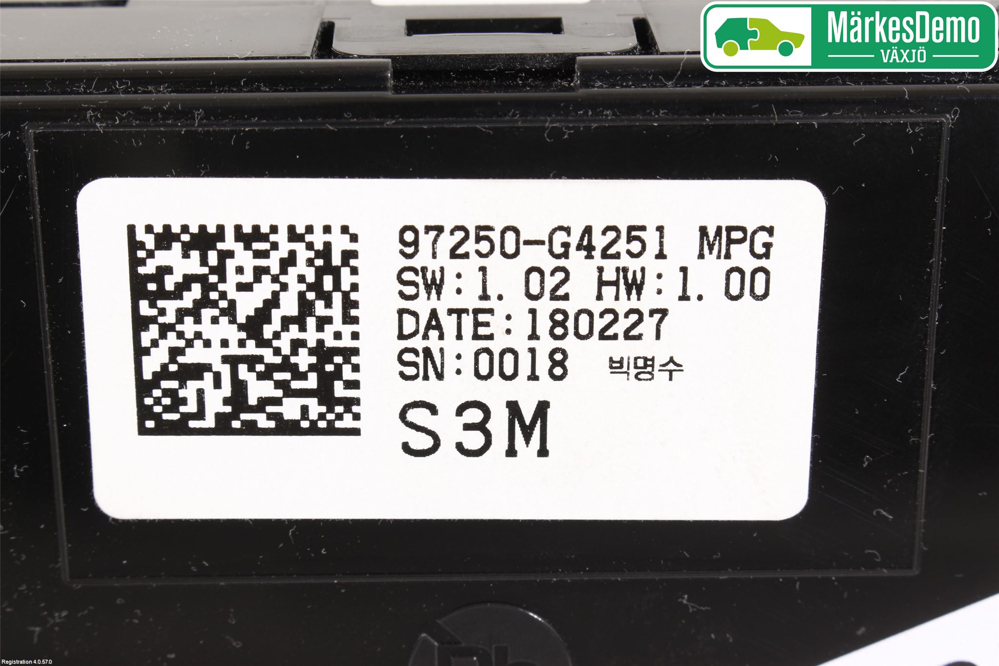 Hyundai i30 PD 17- Varme Ac Betjening-Display