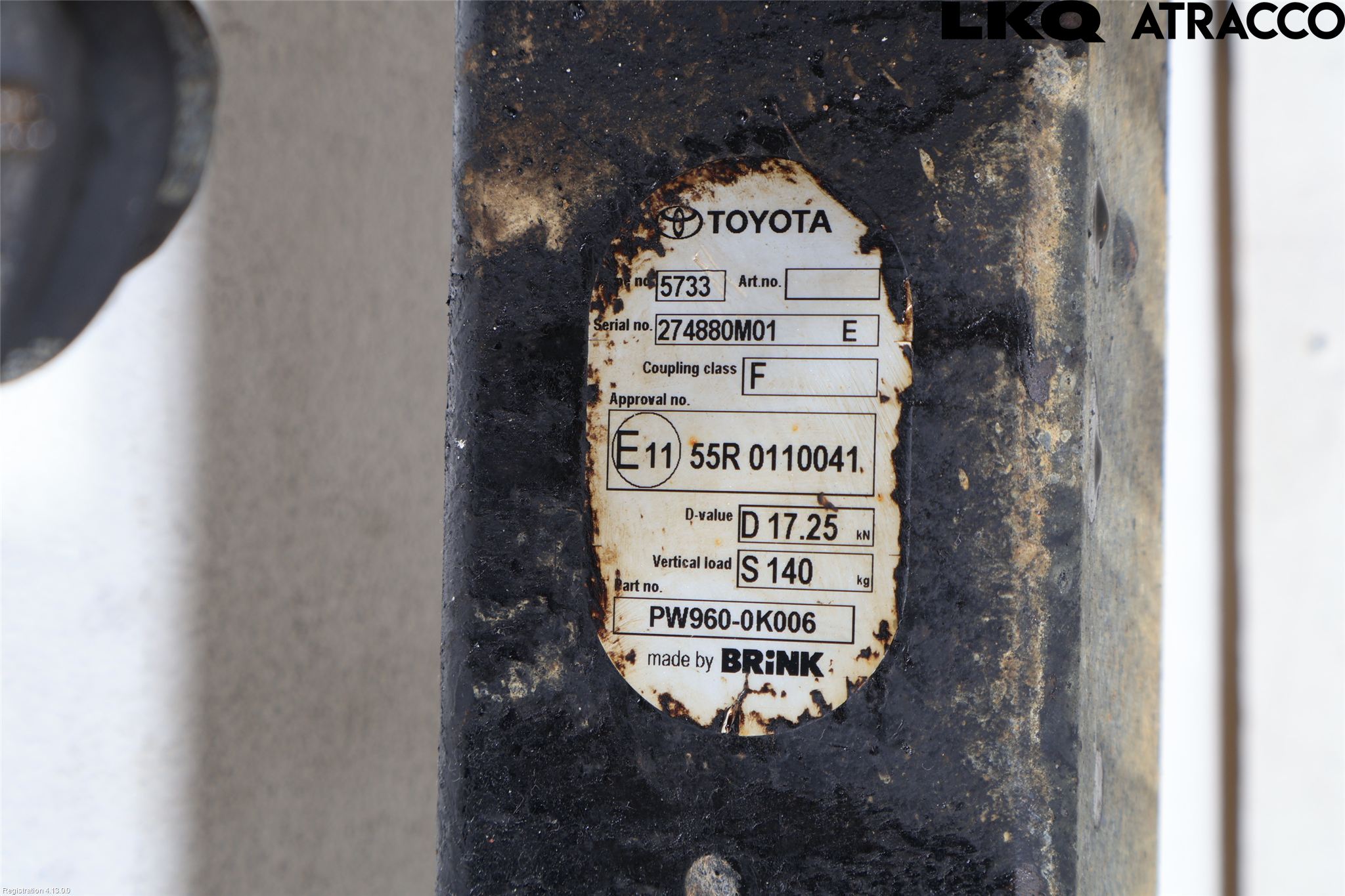 Toyota HILUX 16- Tilhengerfeste