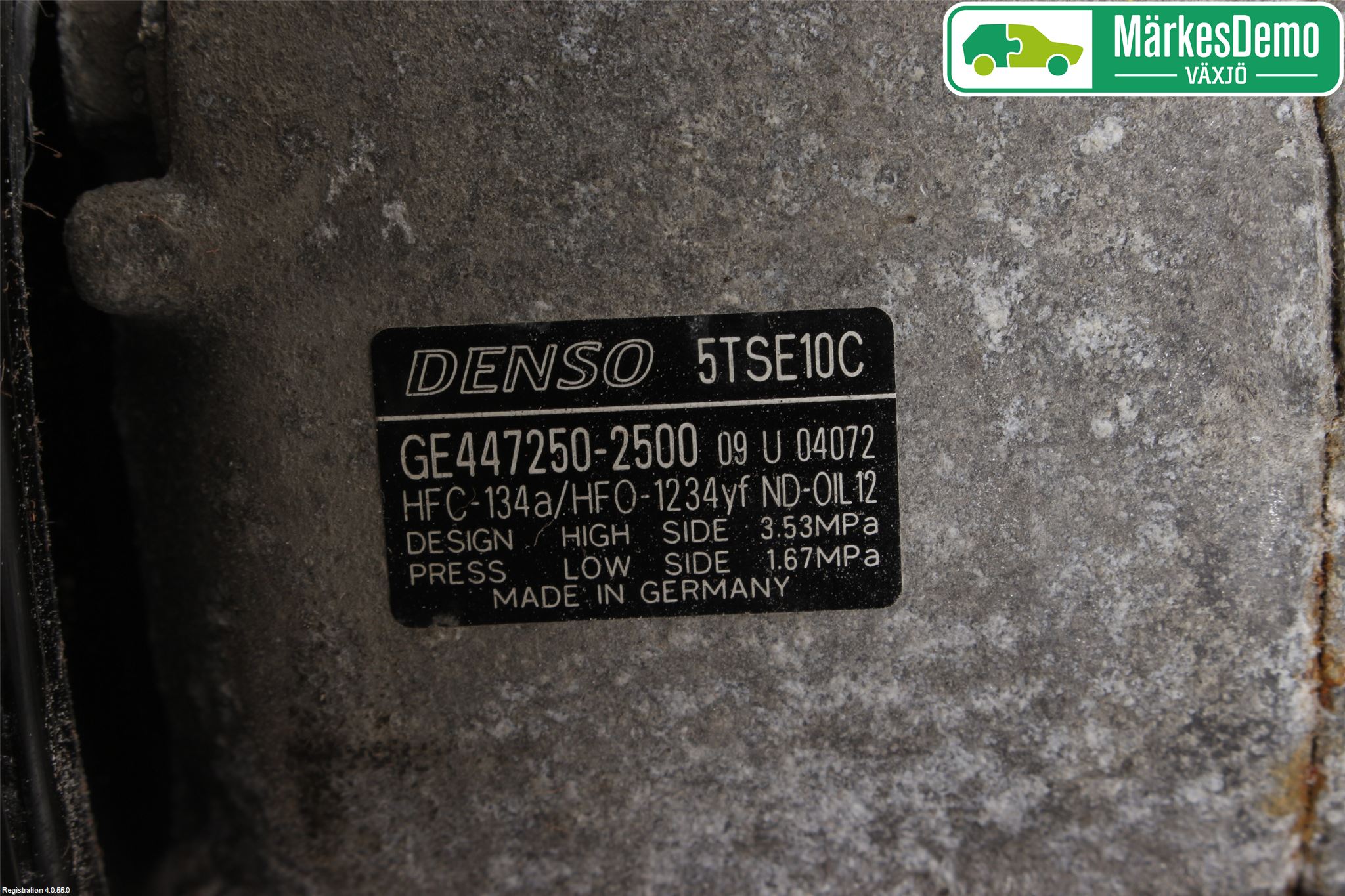Toyota YARIS XP130 15-20 Varme Ac Kompressor