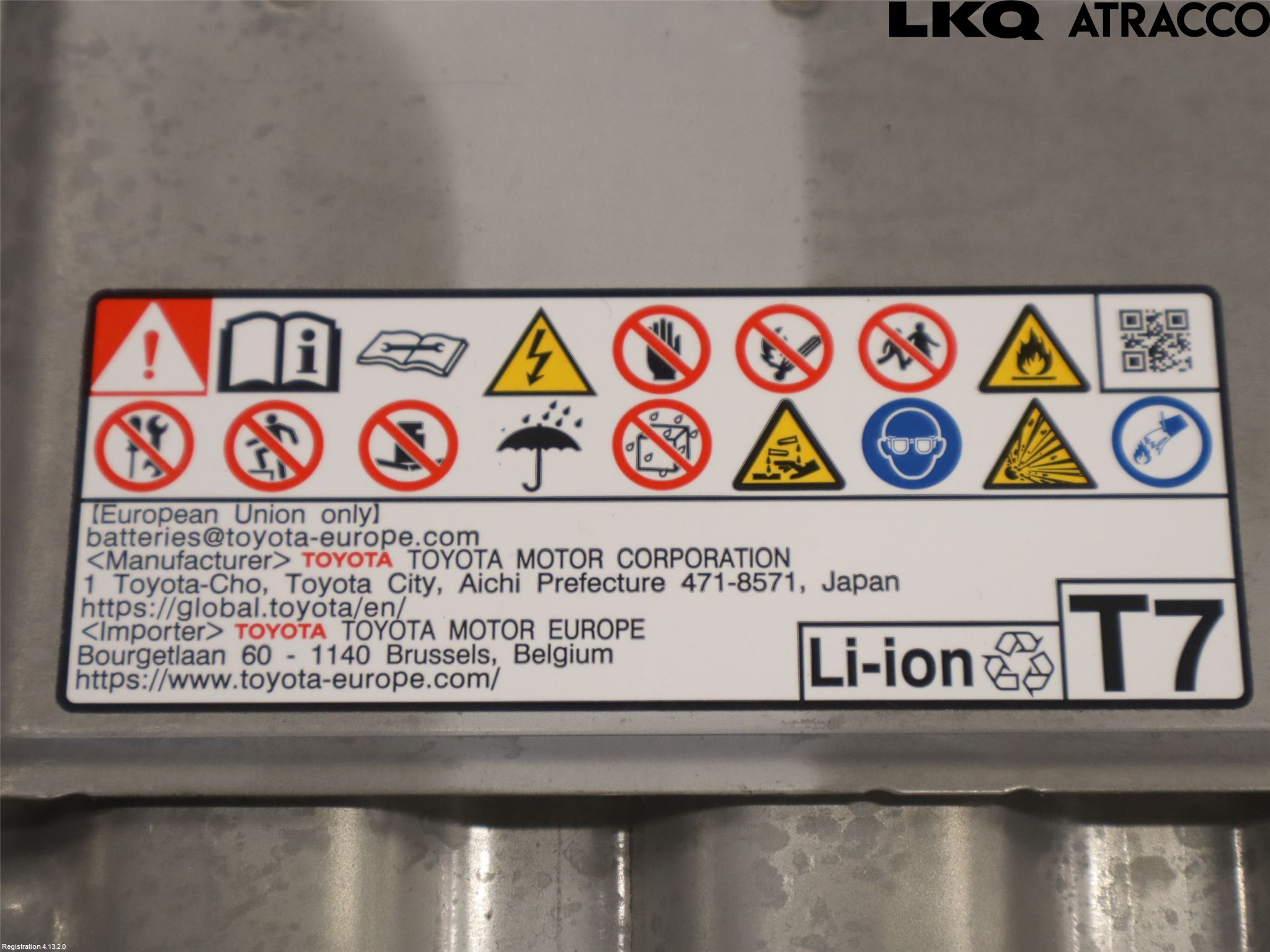 Toyota COROLLA 19- Hybrid Batteri