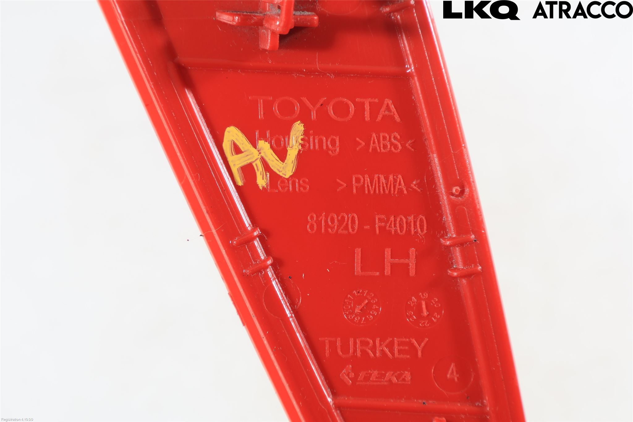 Toyota YARIS XP21 20- Refleks Bak